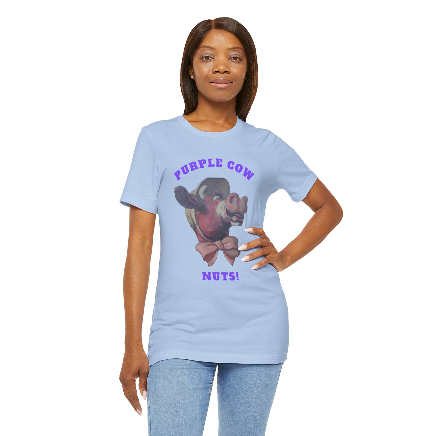 Purple Cow Nuts - Unisex Jersey Short Sleeve Tee
