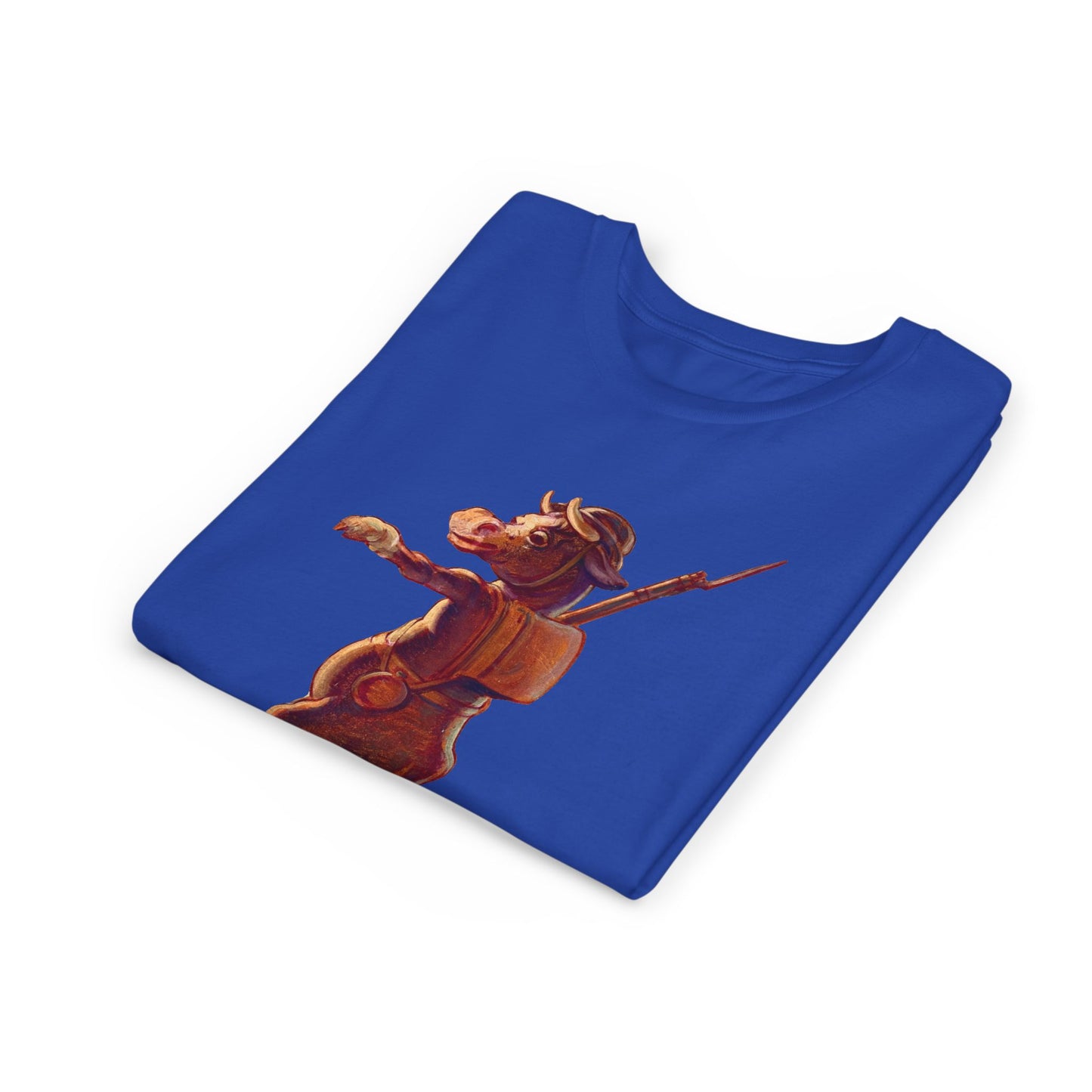 Whimsy in Uniform – The Purple Cow Soldier Youth Tee!