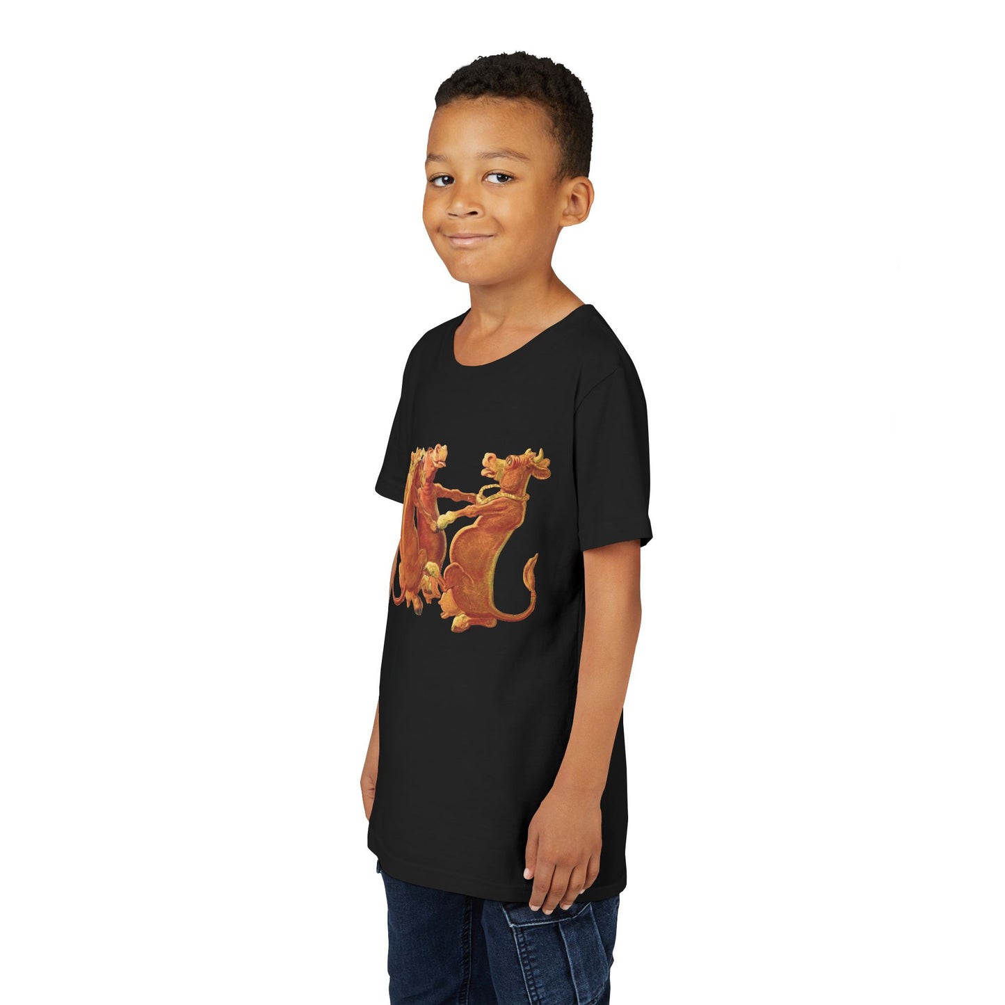 Purple Cow youth T-Shirt dancing cows