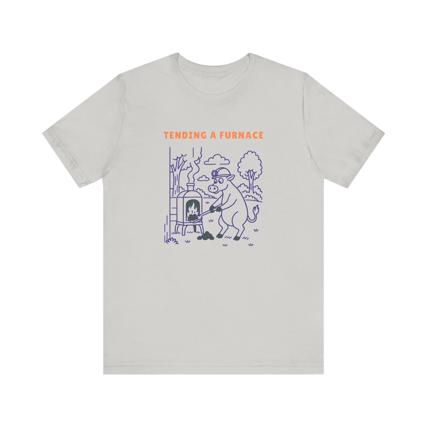Purple Cow Tend a Furnace T-Shirt