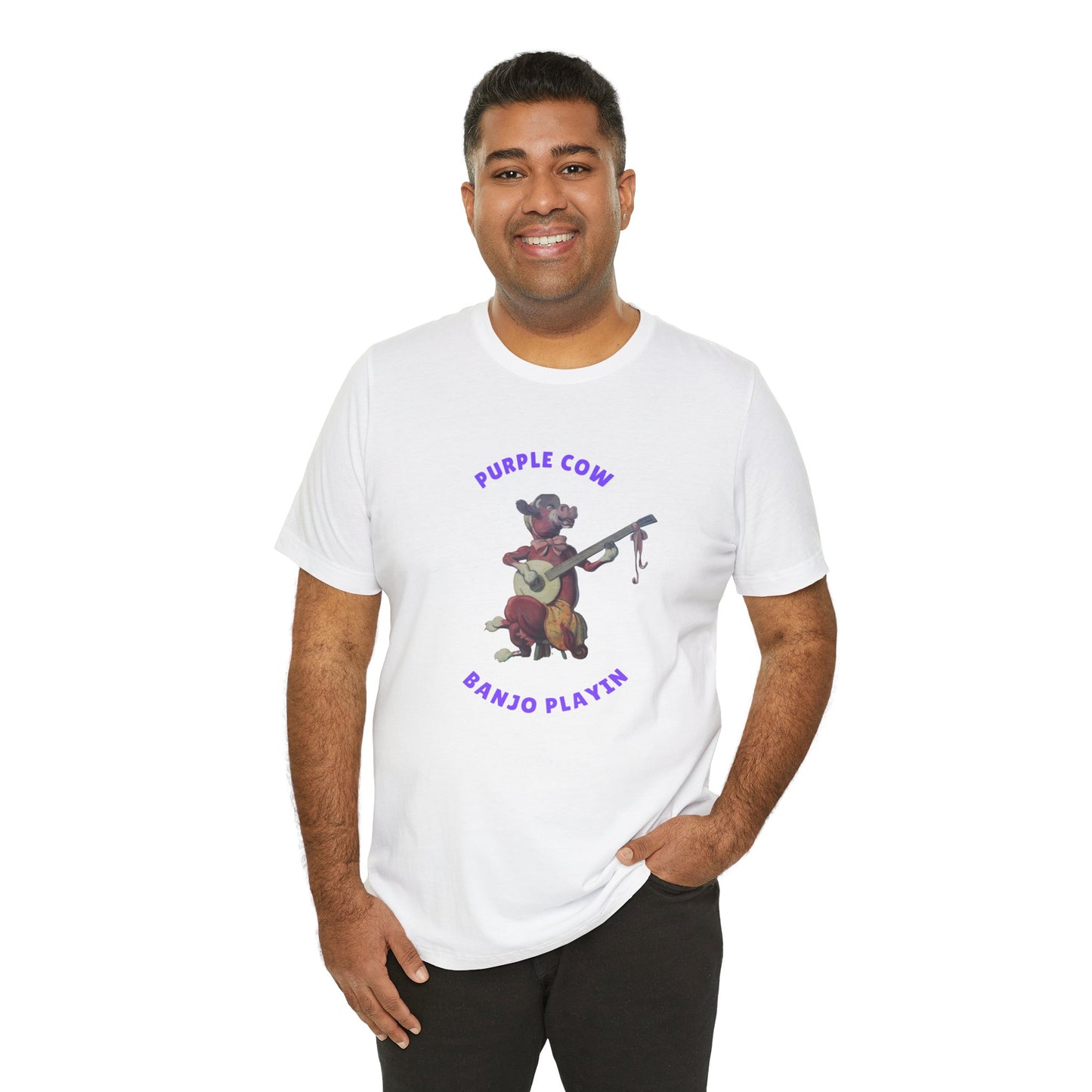 Purple Cow Banjo T-Shirt