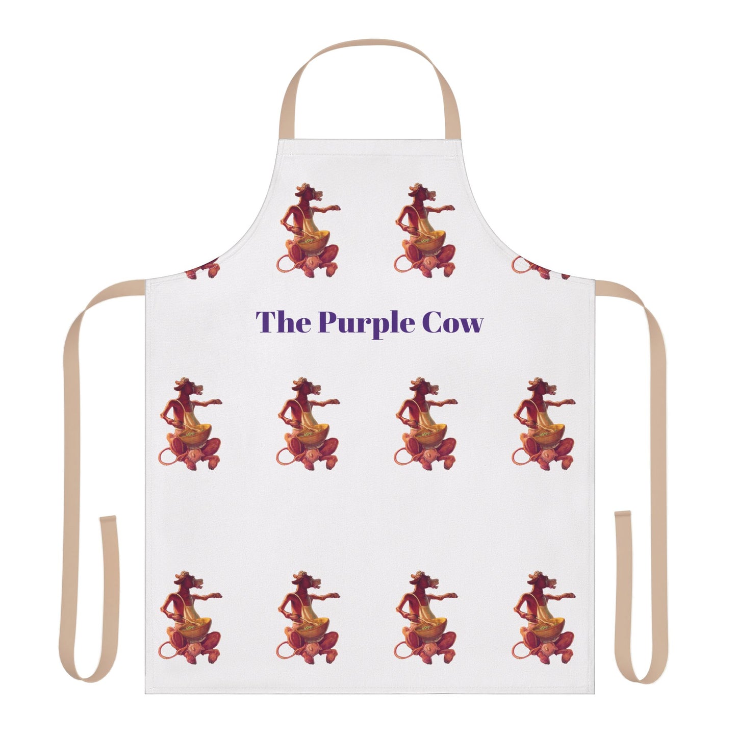 Chef Moo-dy - Adult Cooking Apron, 5-Color Straps (AOP)