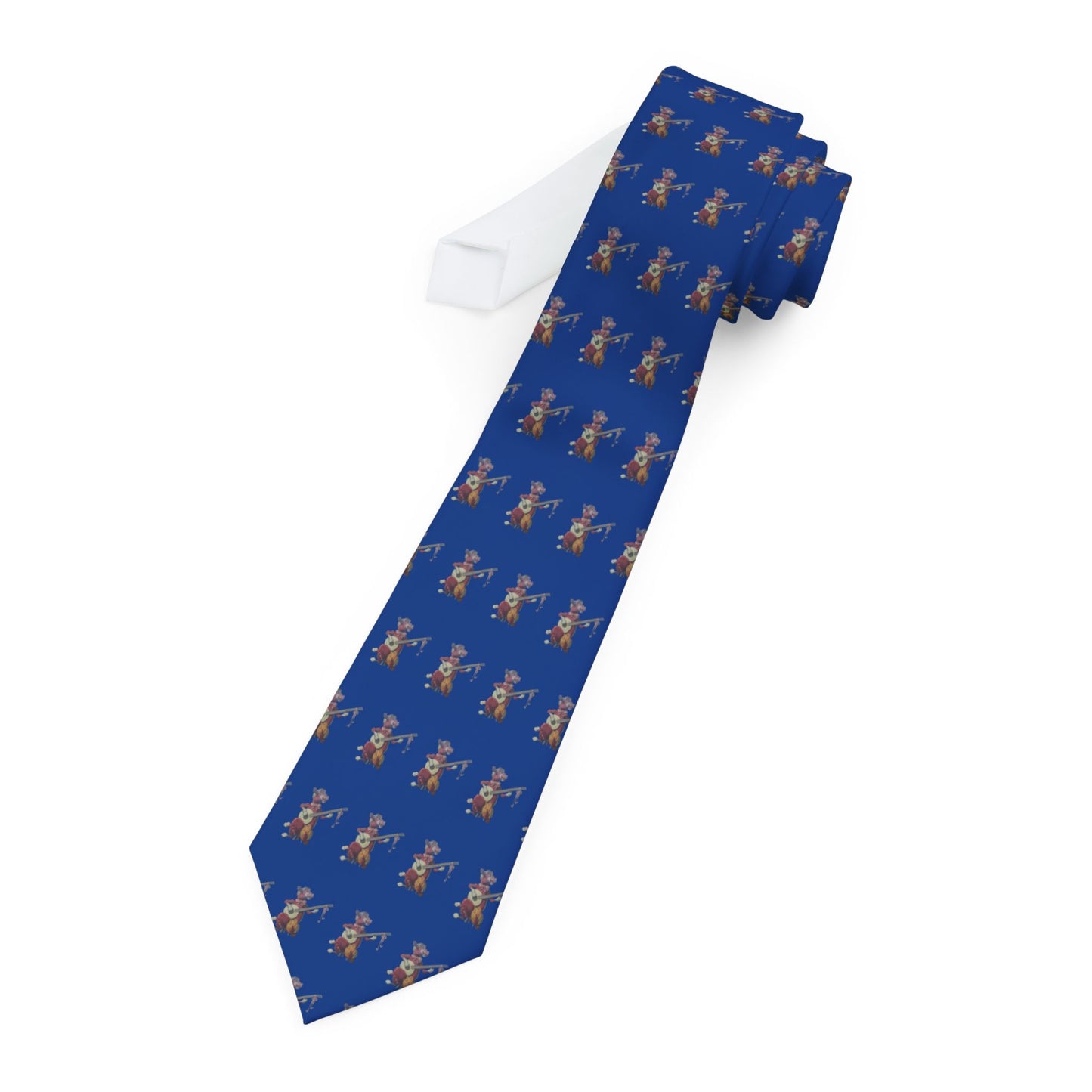 Purple Cow Banjo Tie – Whimsical Necktie