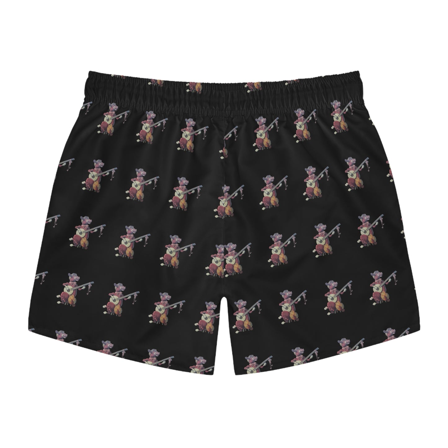 Backyard Banjo – Men’s Purple Cow Swim Trunks