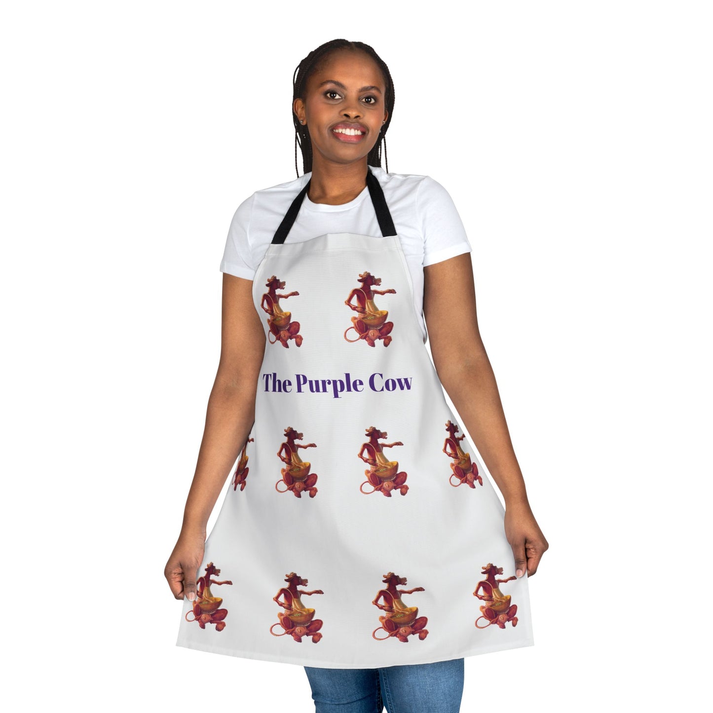 Chef Moo-dy - Adult Cooking Apron, 5-Color Straps (AOP)