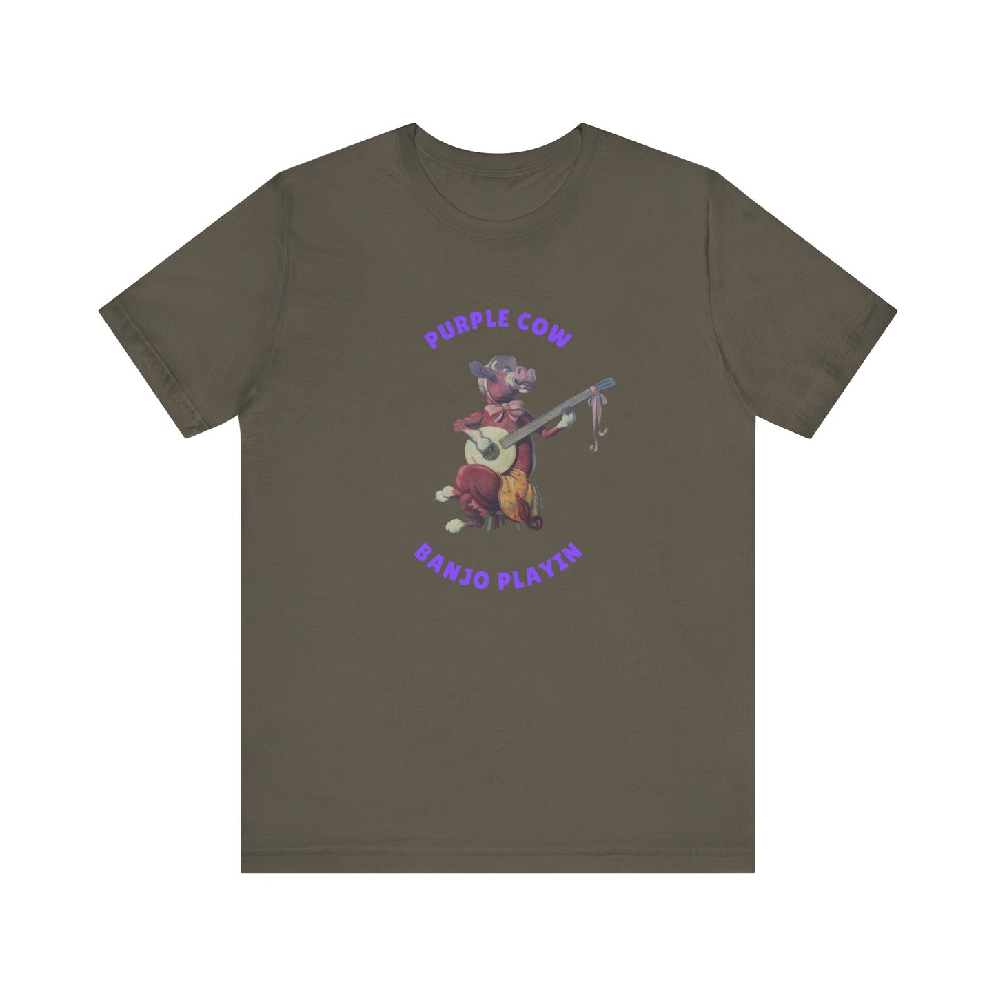 Purple Cow Banjo T-Shirt