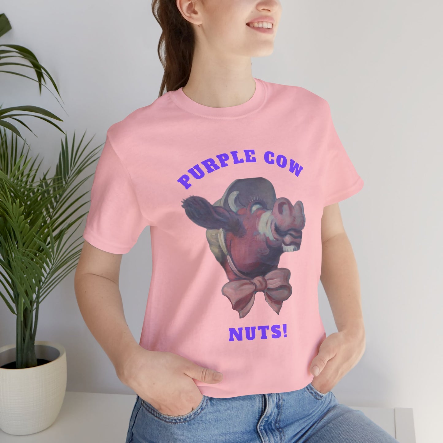 Purple Cow Nuts - Unisex Jersey Short Sleeve Tee