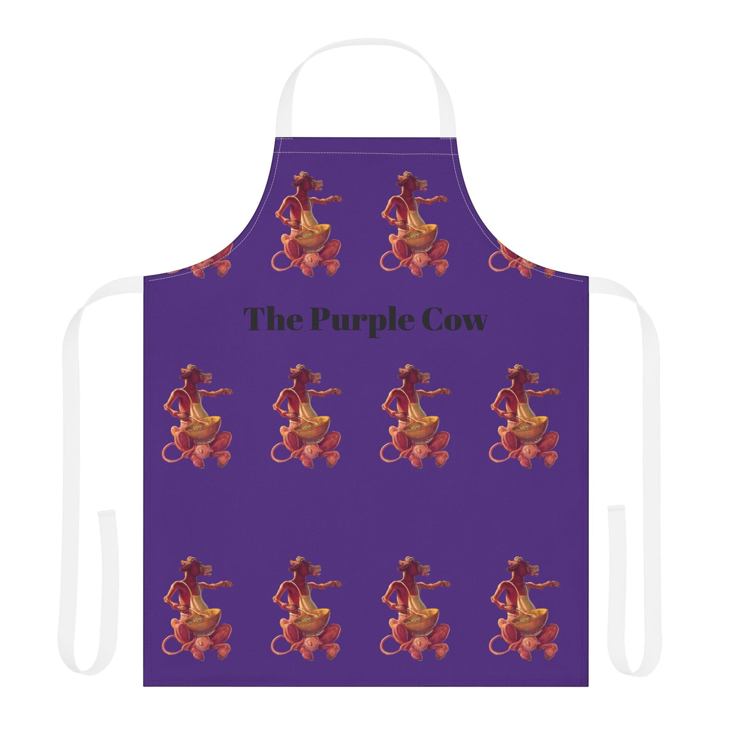 Chef Moo-dy Adult Cooking Apron, 5-Color Straps (AOP)
