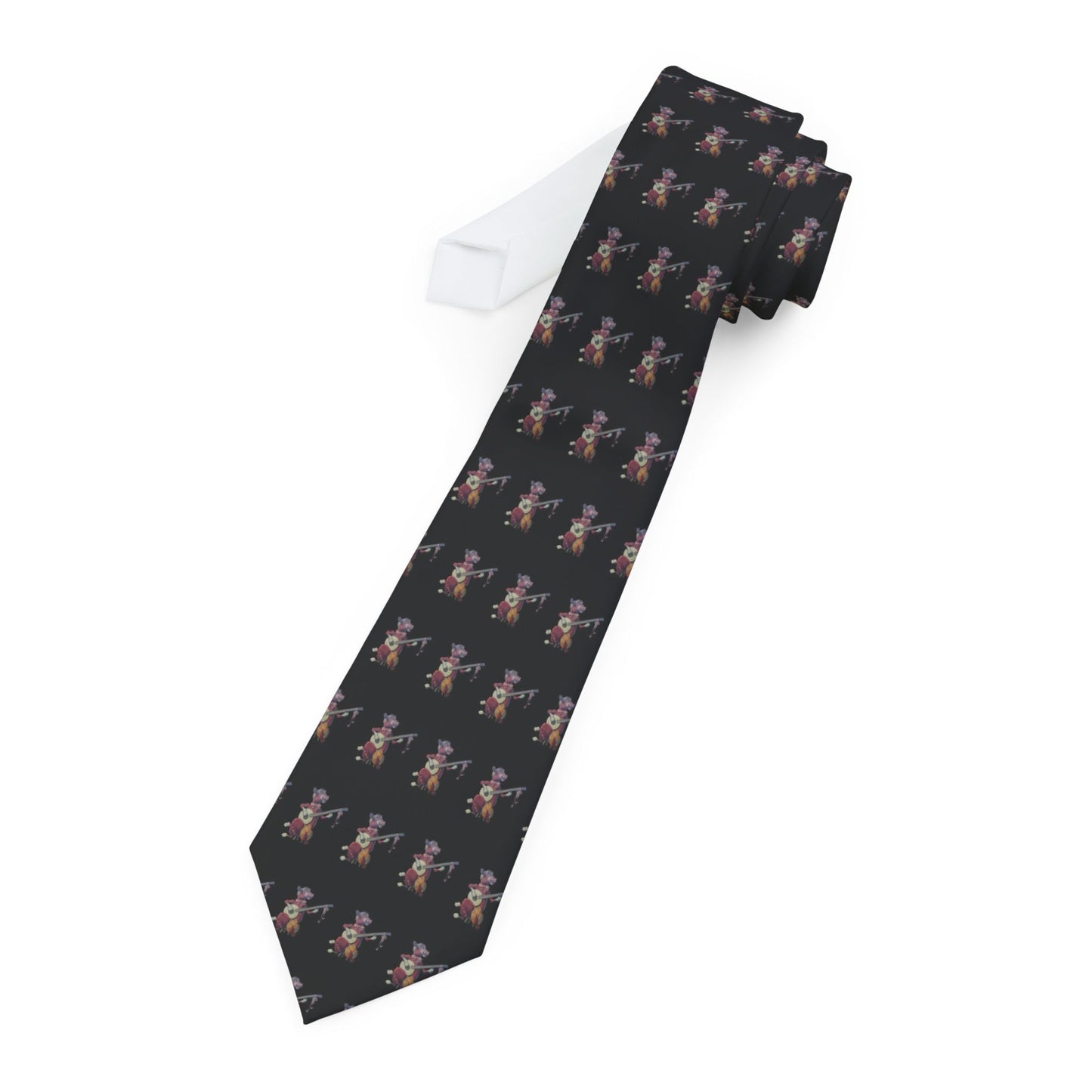 Purple Cow Banjo Tie – Whimsical Necktie
