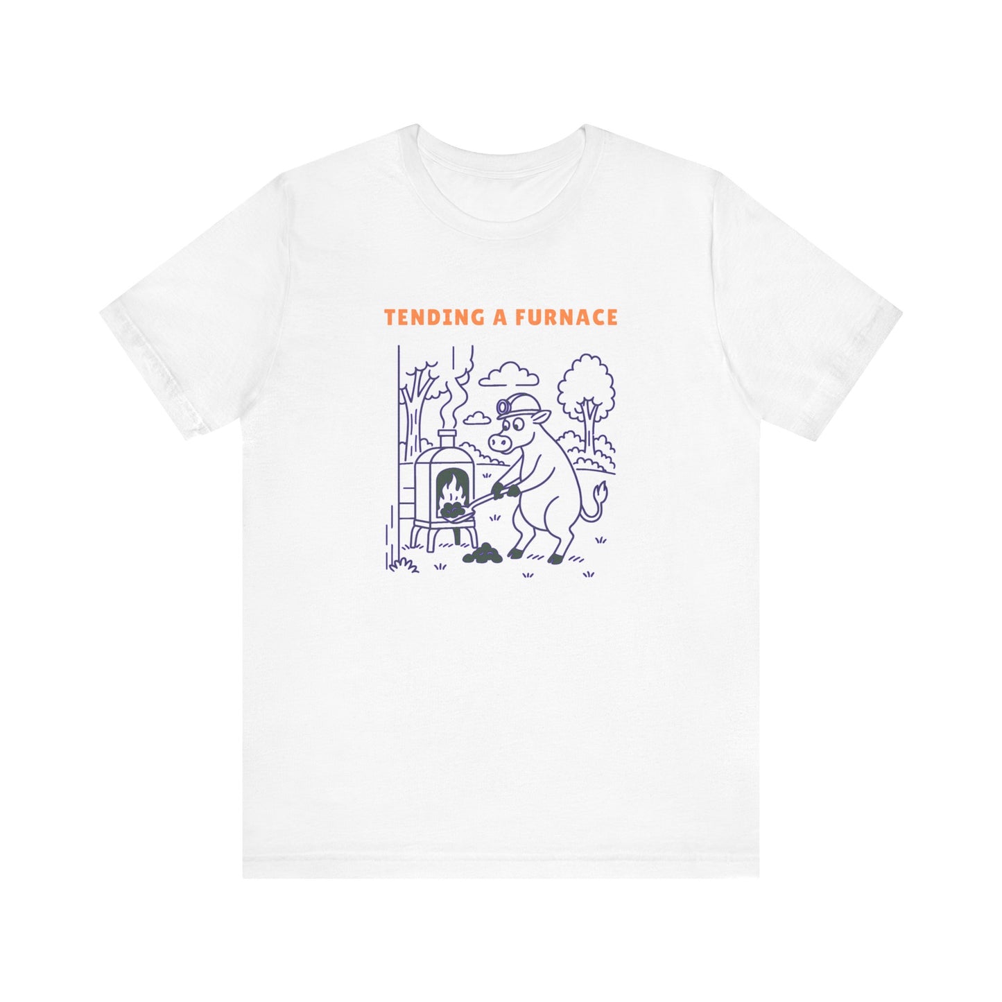 Purple Cow Tend a Furnace T-Shirt