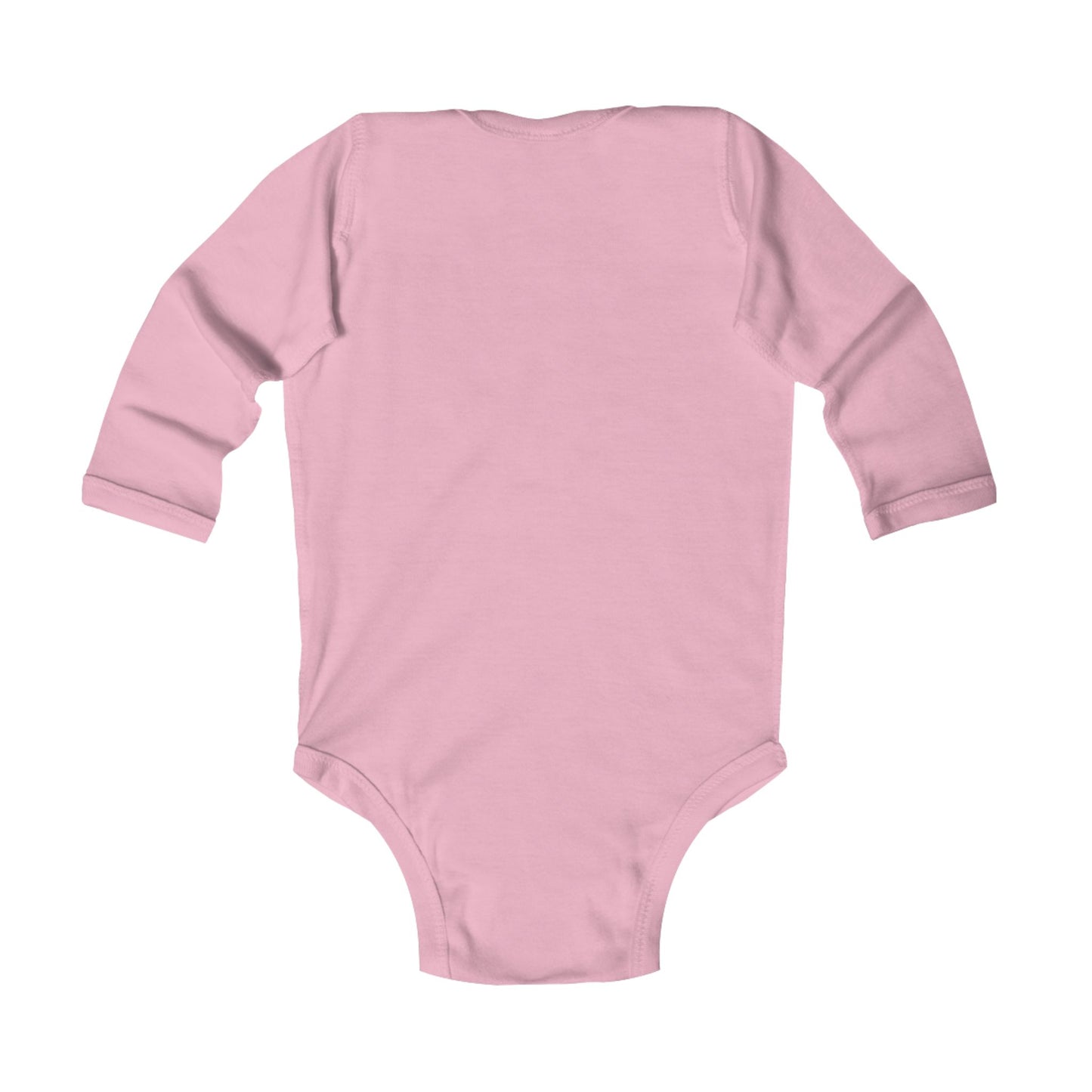 Infant Long Sleeve Bodysuit, Purple Cow banjo multi print