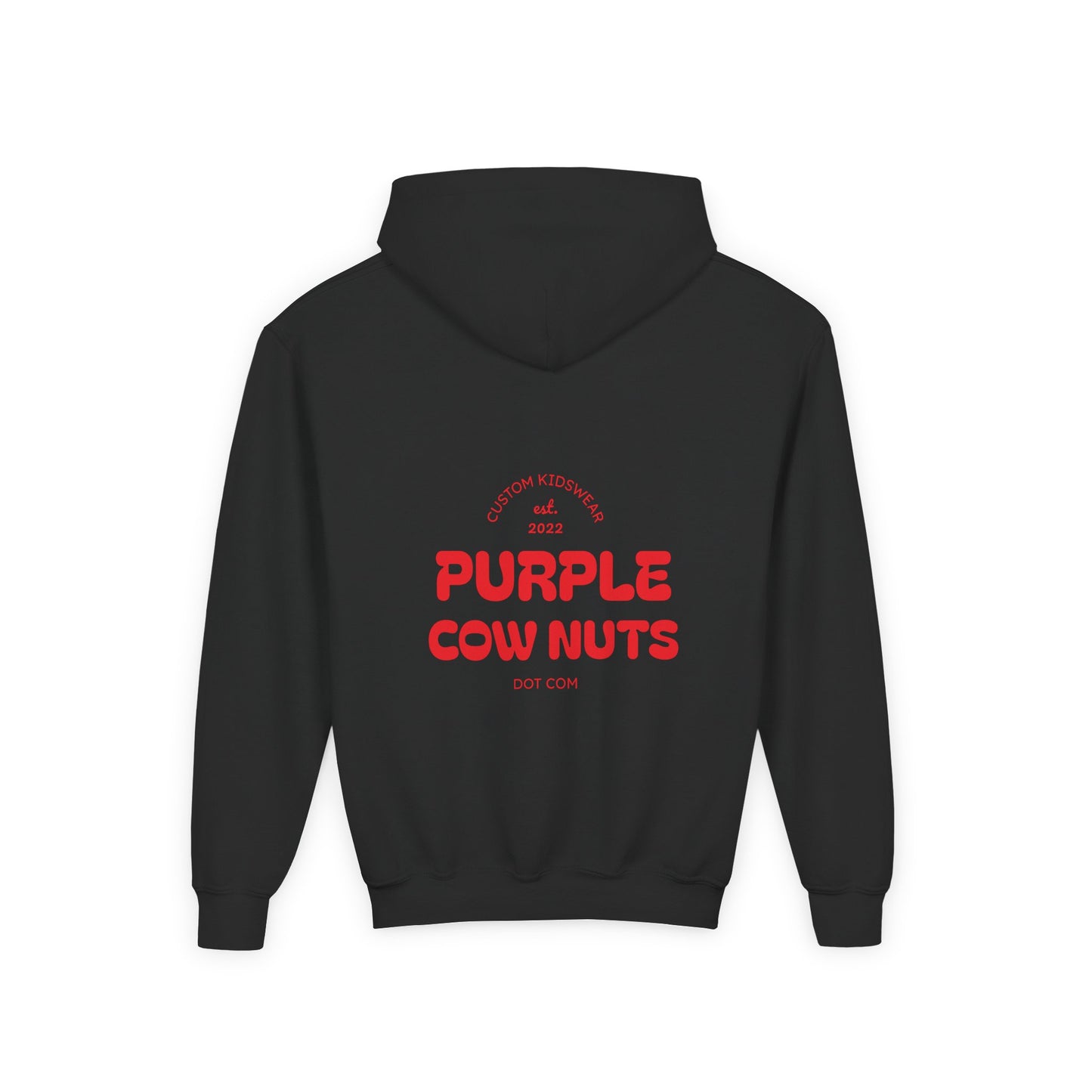 Purple Cow Soldier - Youth Heavy-Blend Hoodie