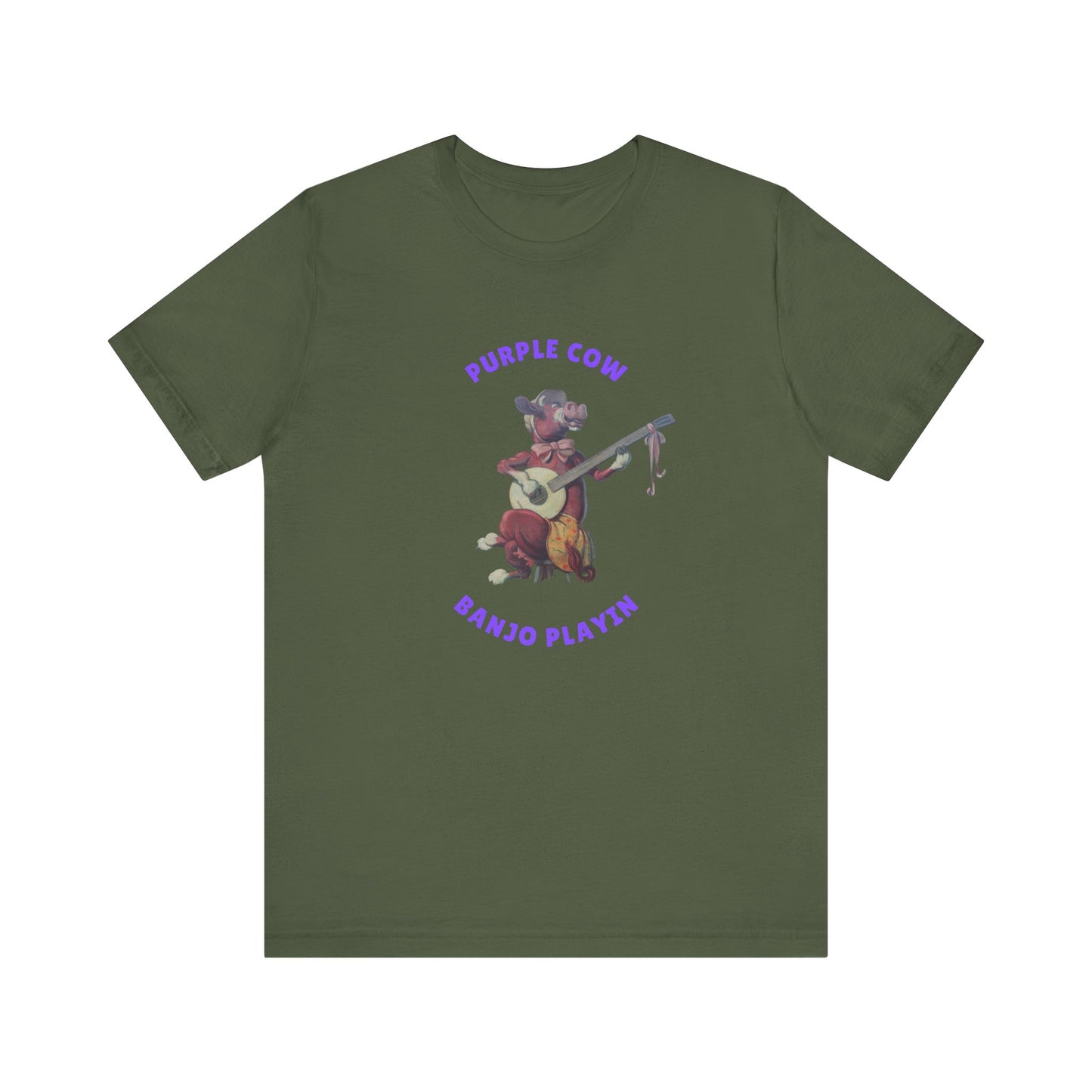 Purple Cow Banjo T-Shirt