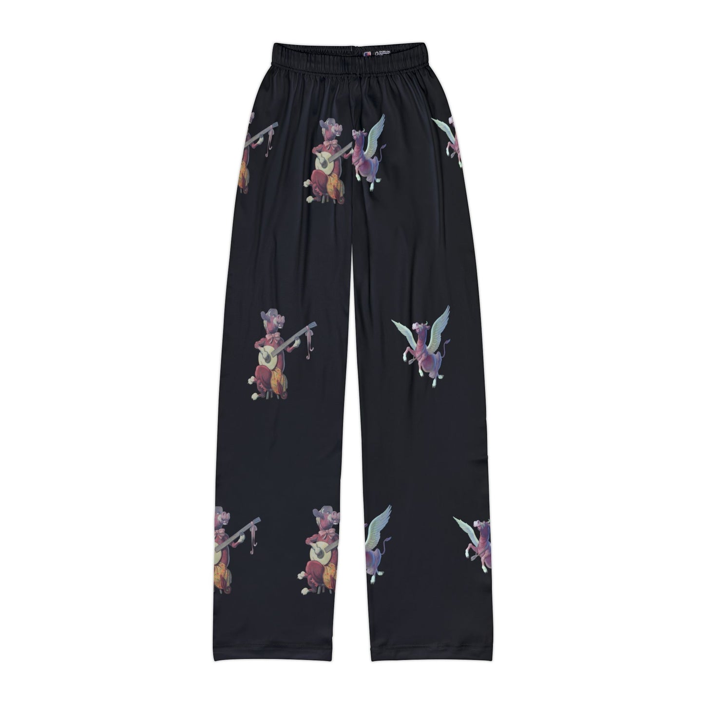 Pegasus Cow Pajama Pants - Kids Lounge Pants (AOP)