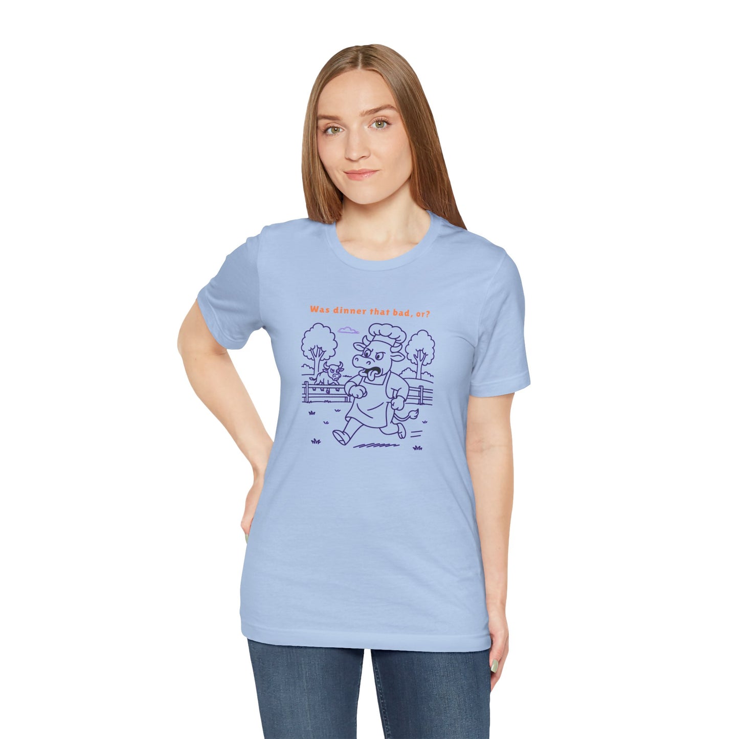 Purple Cow Bull Chasing T-Shirt