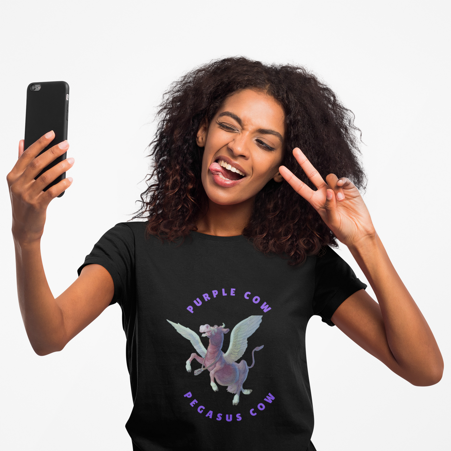 Purple Cow Pegasus T-Shirt
