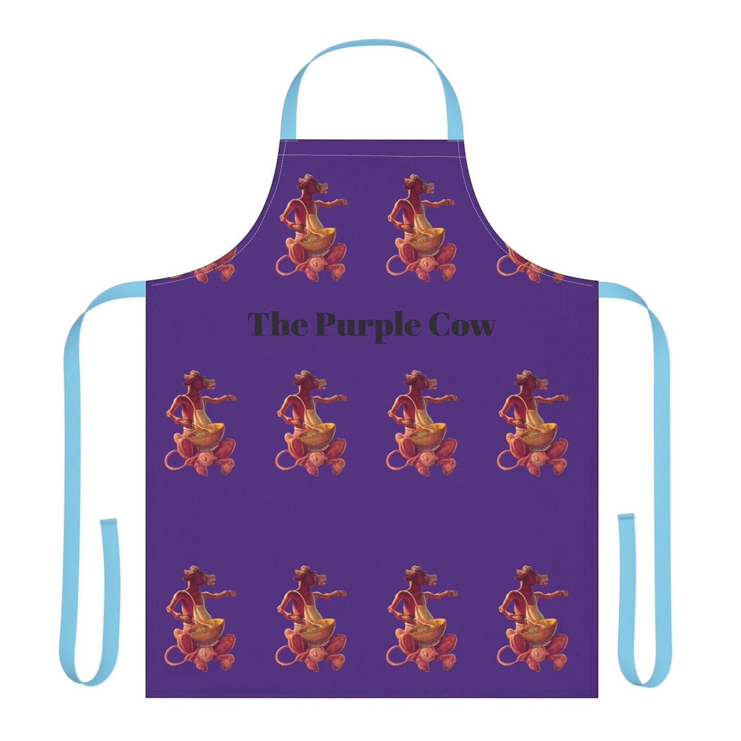 Chef Moo-dy Adult Cooking Apron, 5-Color Straps (AOP)