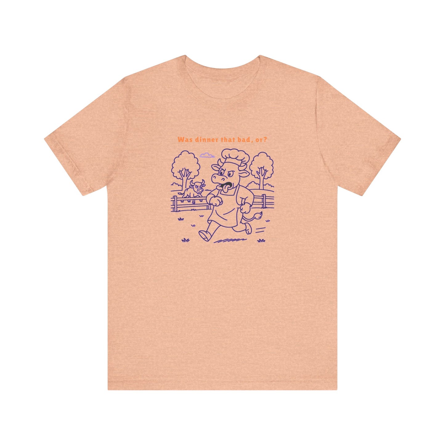 Purple Cow Bull Chasing T-Shirt