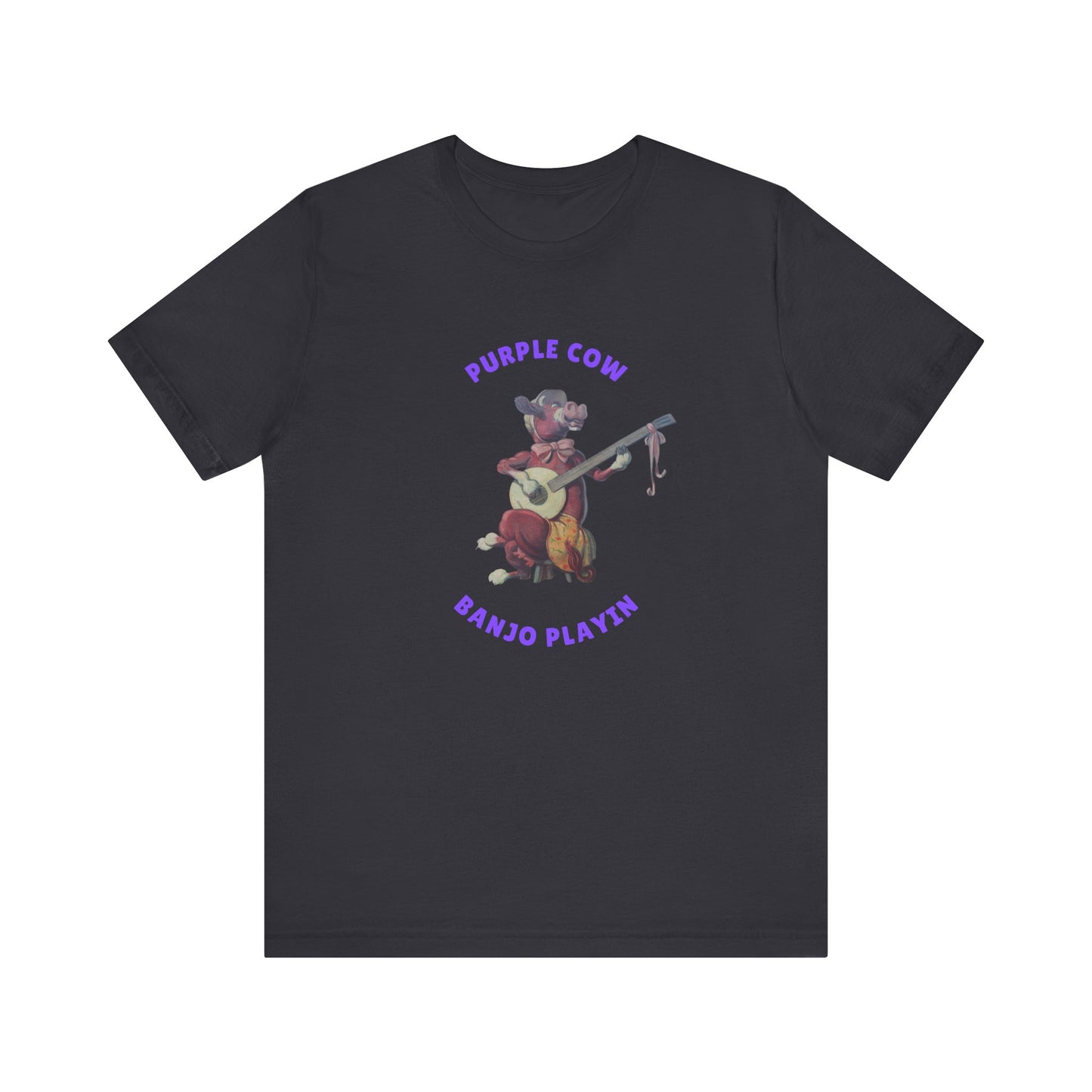 Purple Cow Banjo T-Shirt
