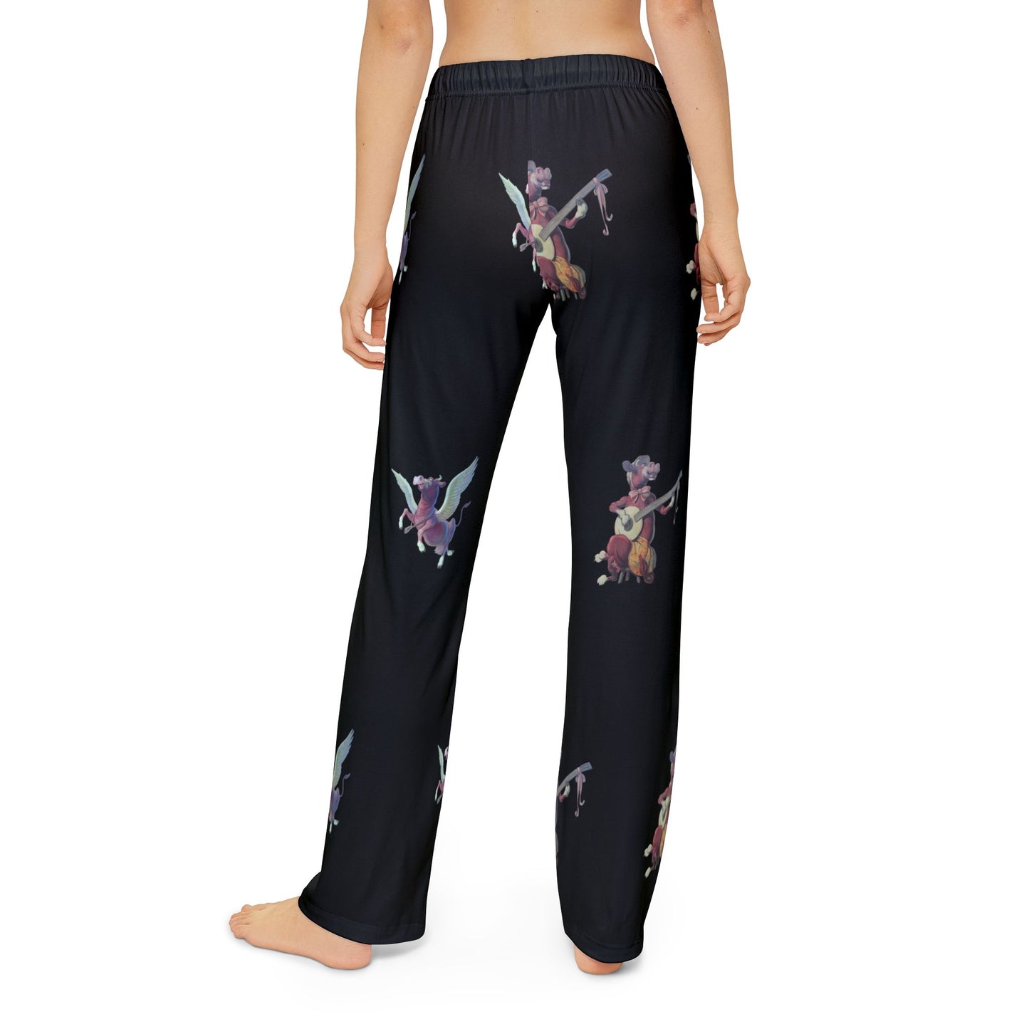 Pegasus Cow Pajama Pants - Kids Lounge Pants (AOP)