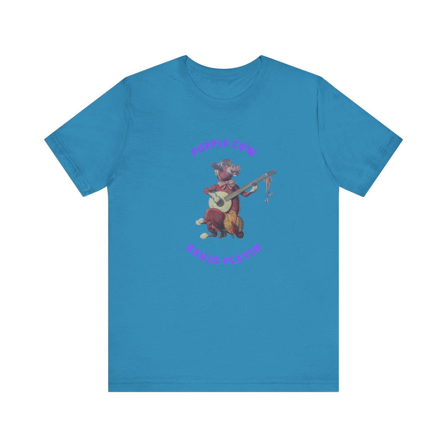 Purple Cow Banjo T-Shirt