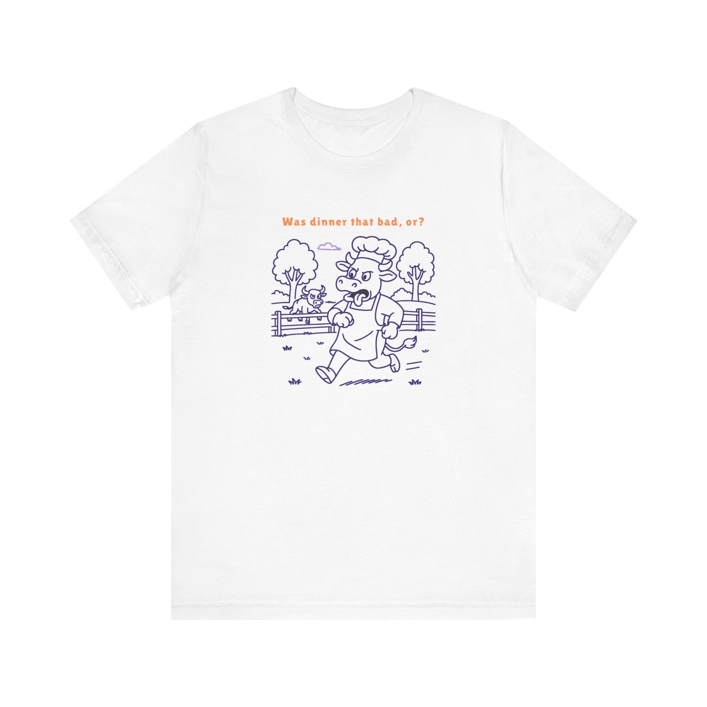 Purple Cow Bull Chasing T-Shirt