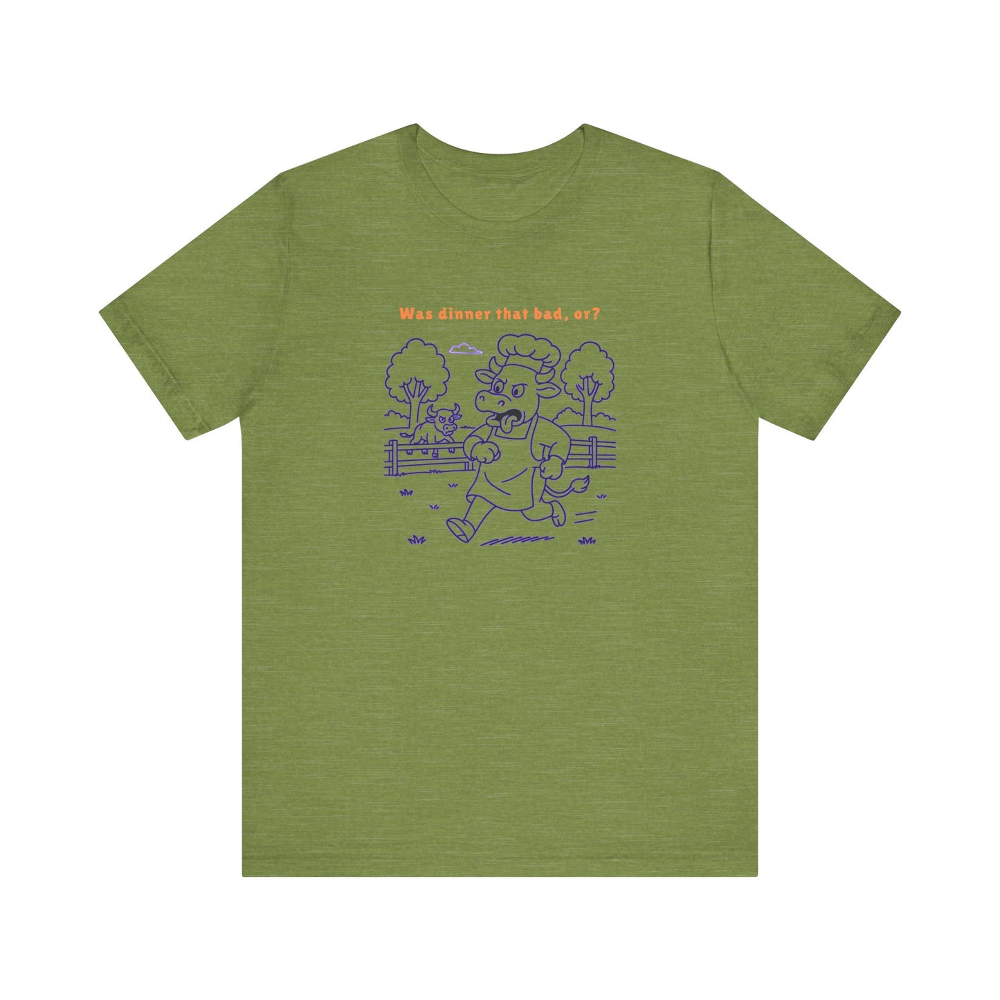 Purple Cow Bull Chasing T-Shirt