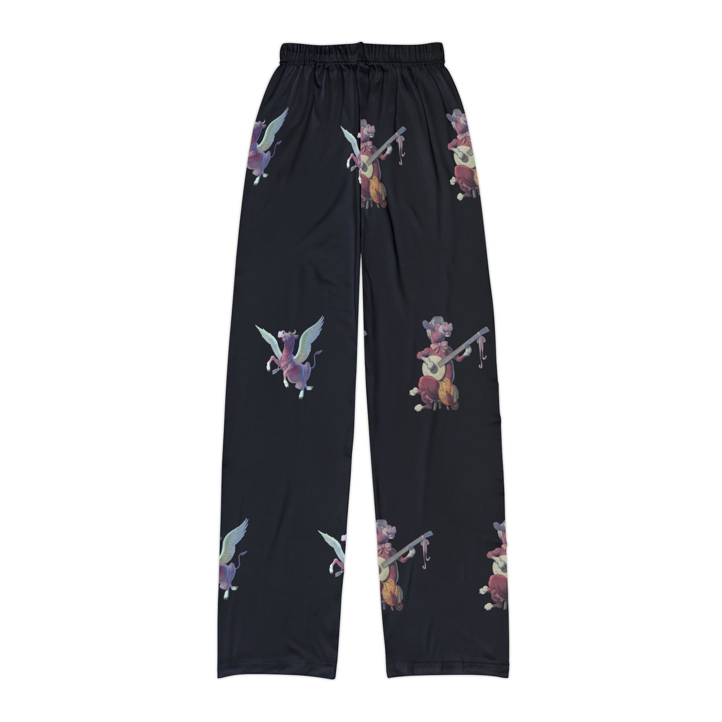 Pegasus Cow Pajama Pants - Kids Lounge Pants (AOP)