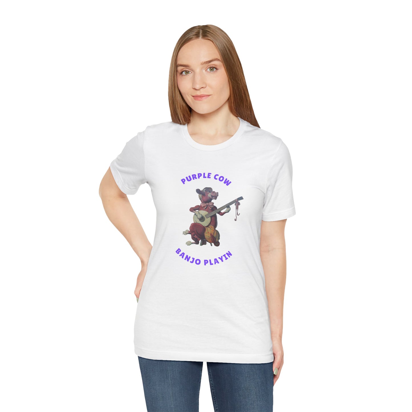Purple Cow Banjo T-Shirt