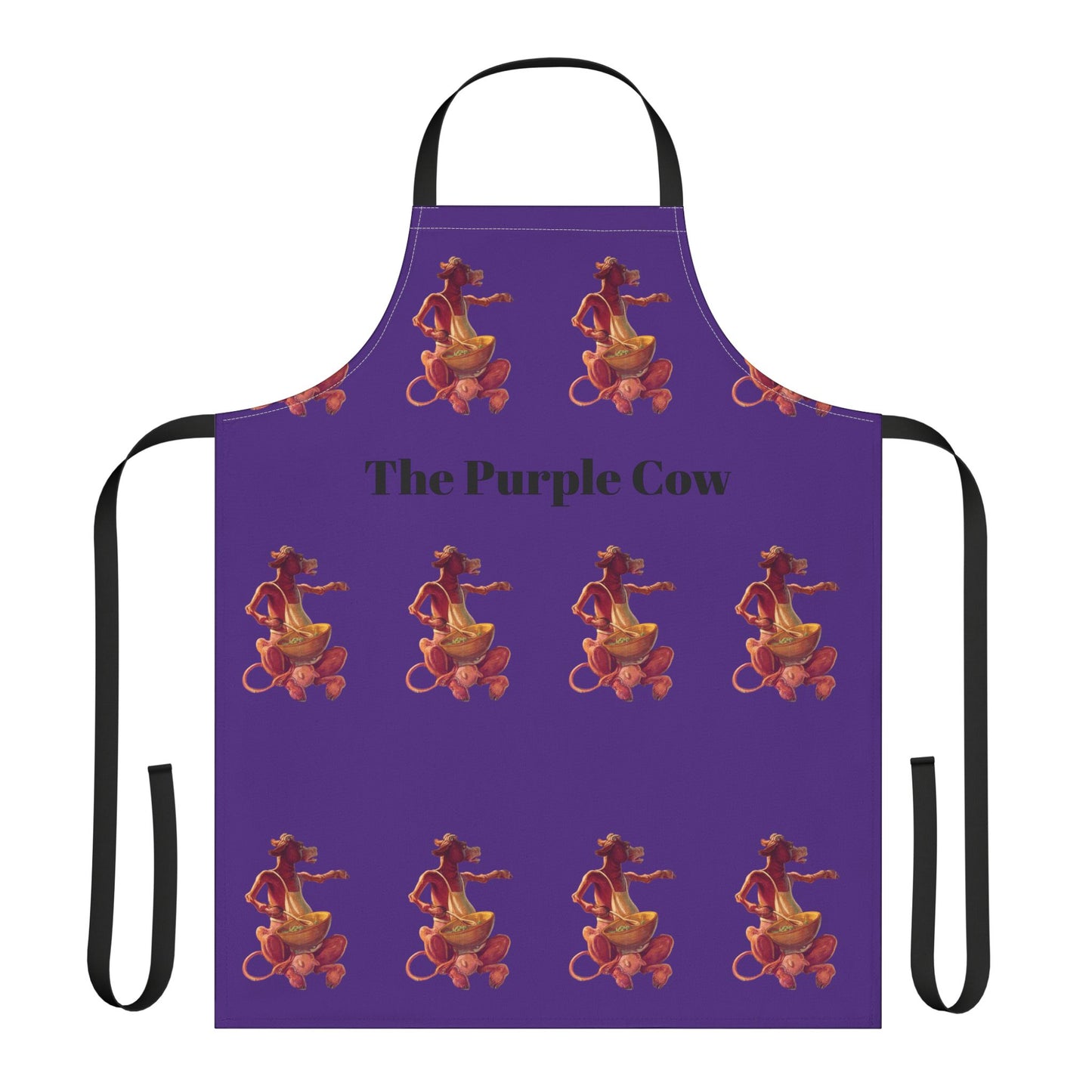 Chef Moo-dy Adult Cooking Apron, 5-Color Straps (AOP)