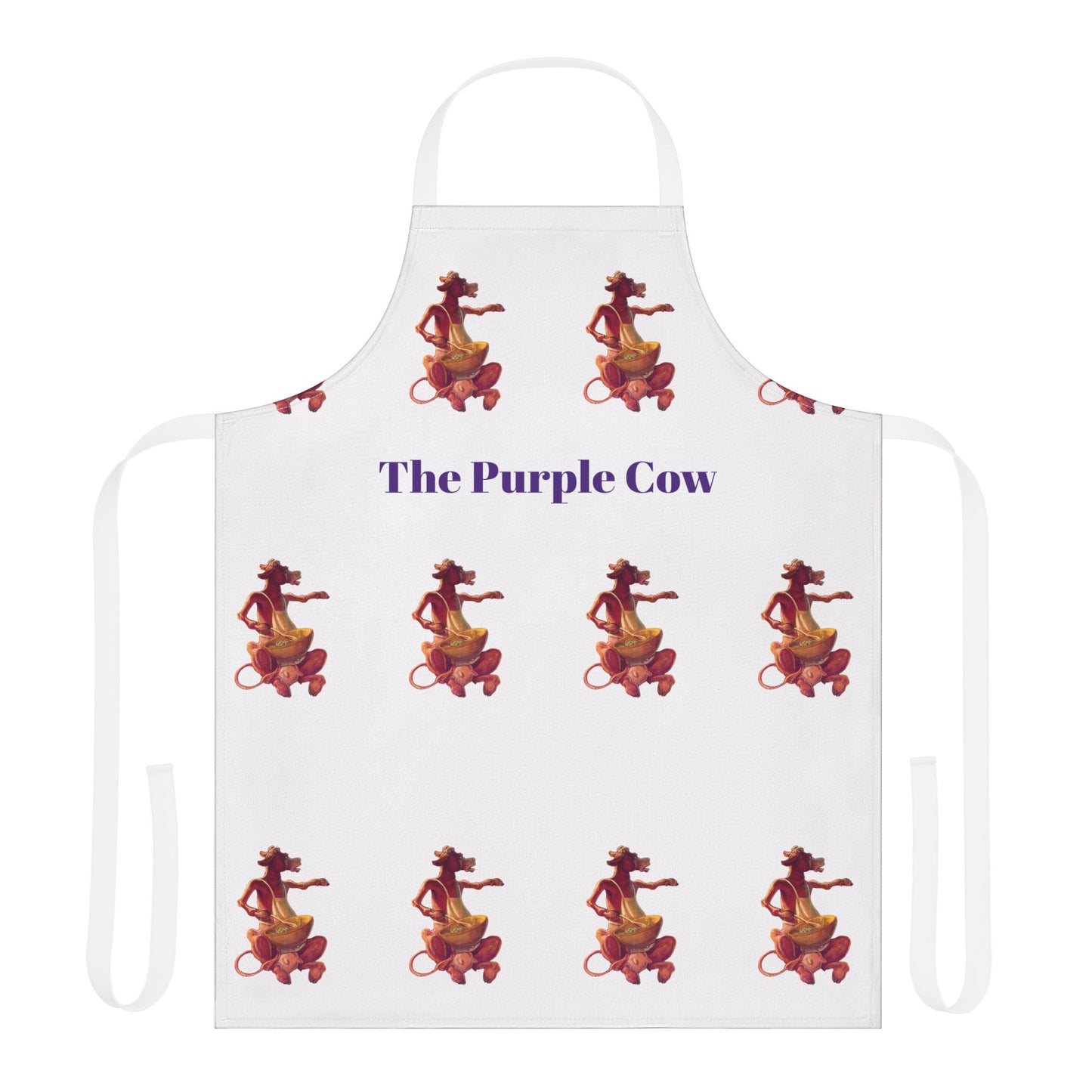 Chef Moo-dy - Adult Cooking Apron, 5-Color Straps (AOP)