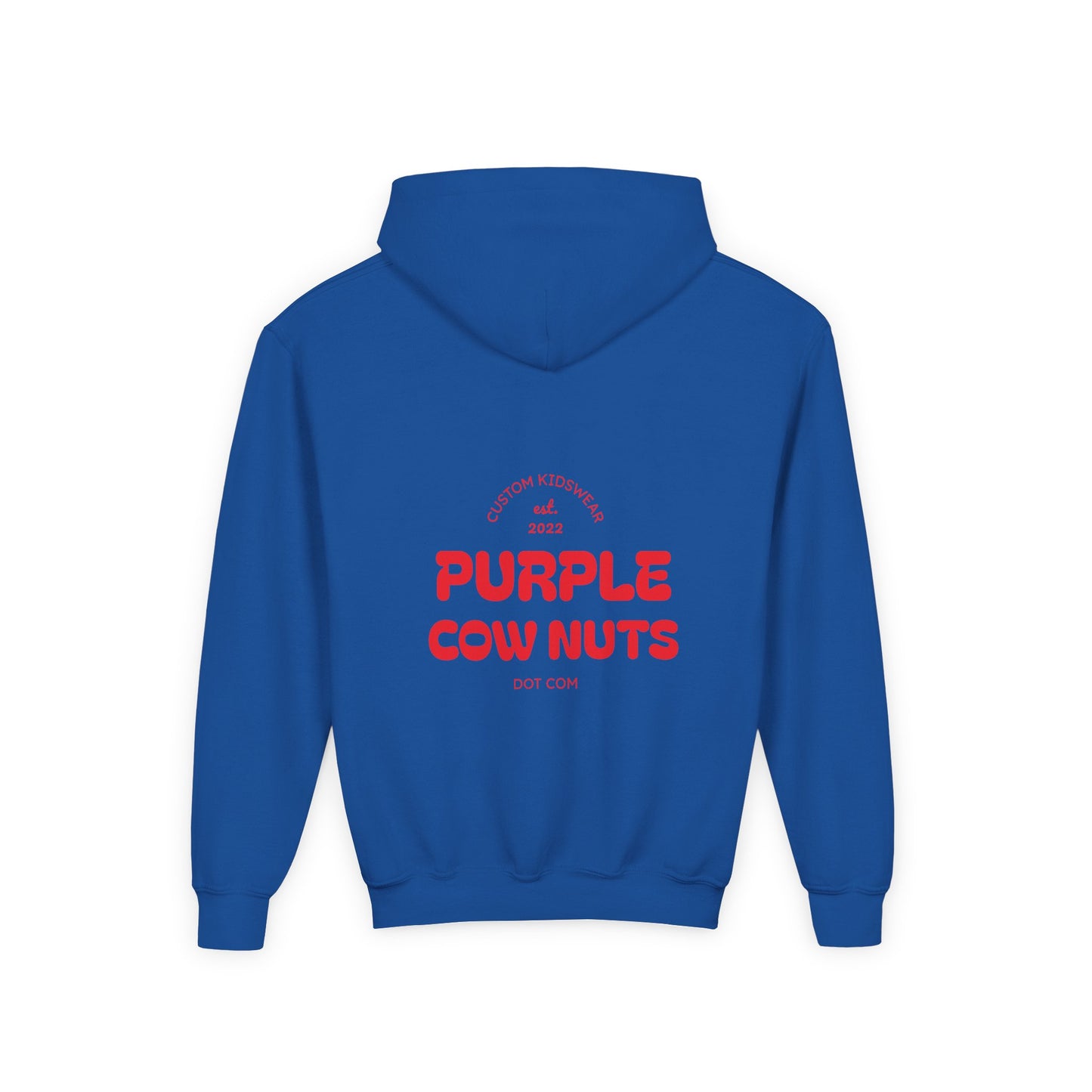 Purple Cow Soldier - Youth Heavy-Blend Hoodie