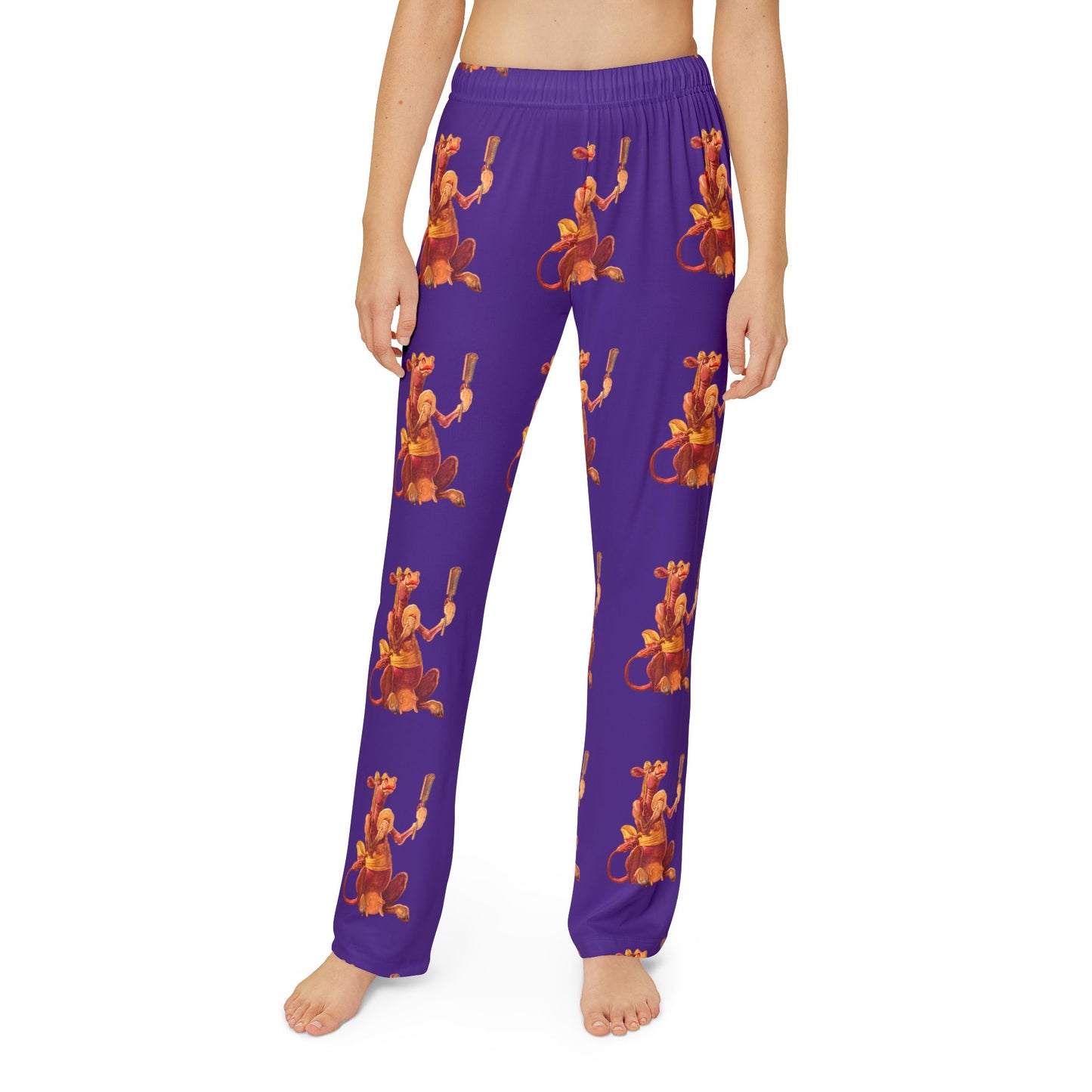 Primping Purple Cow - Kids Lounge Pants, Pajama, Sleepwear (AOP)