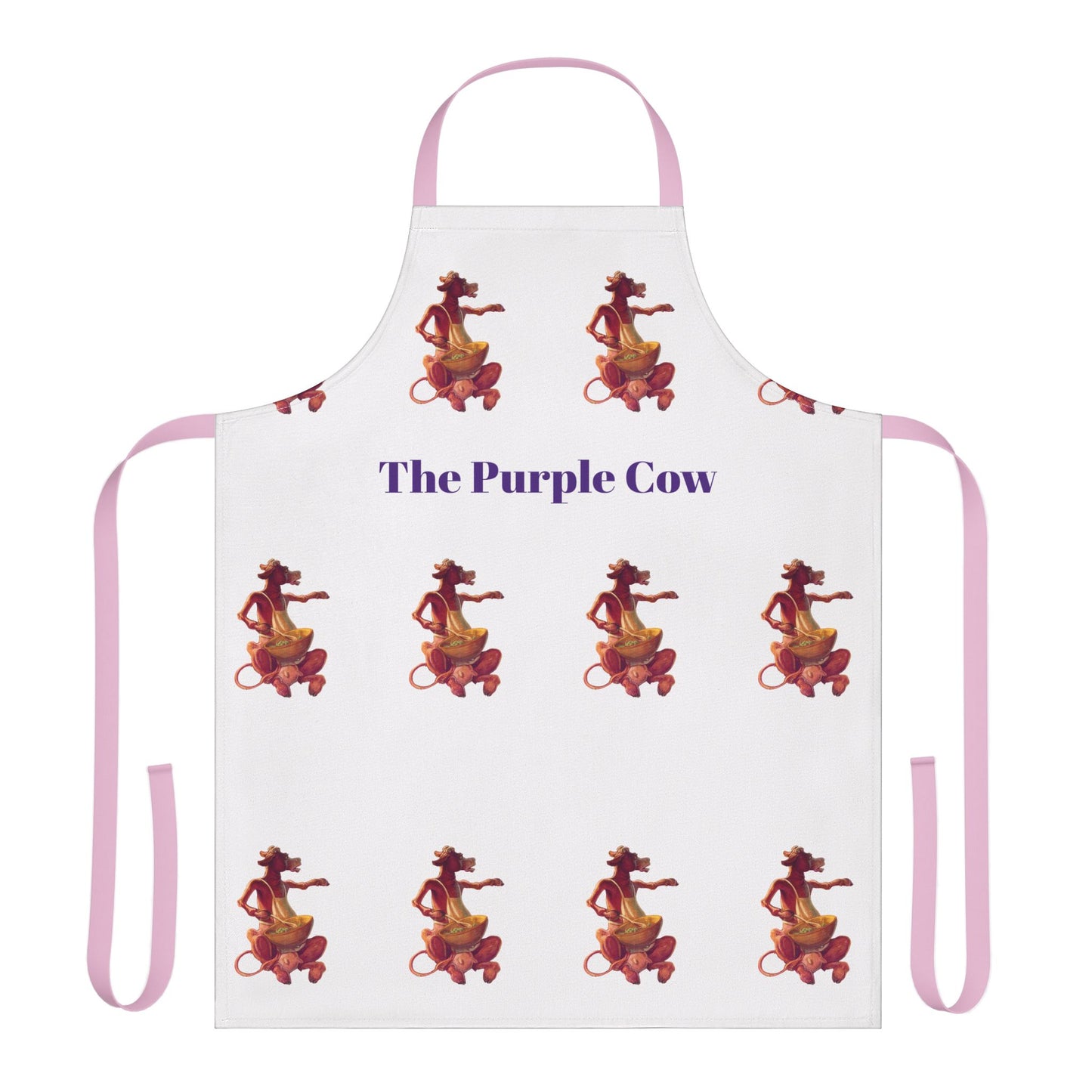 Chef Moo-dy - Adult Cooking Apron, 5-Color Straps (AOP)