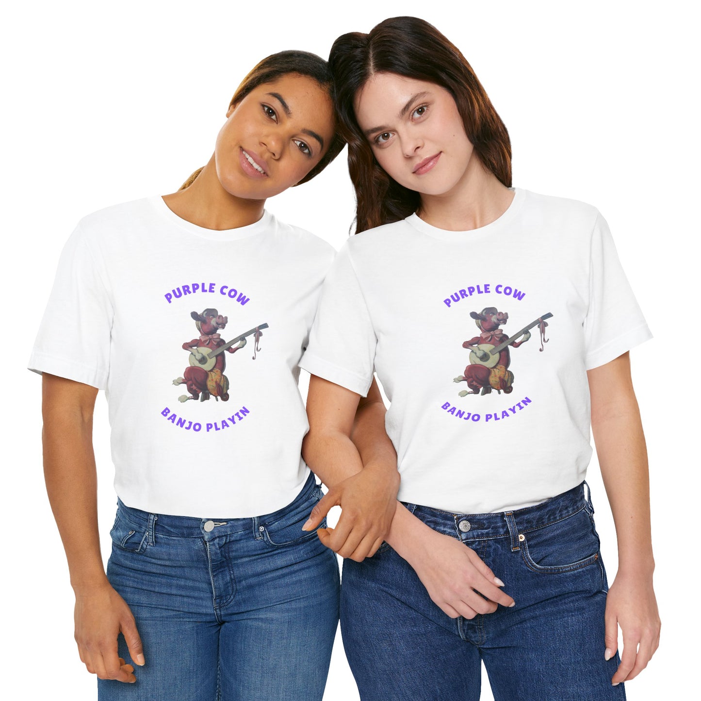 Purple Cow Banjo T-Shirt
