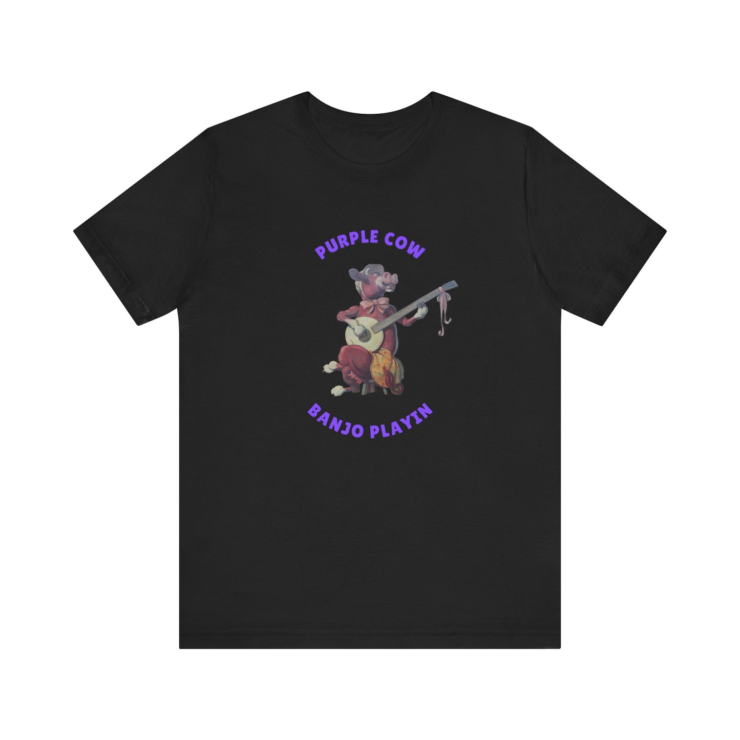 Purple Cow Banjo T-Shirt