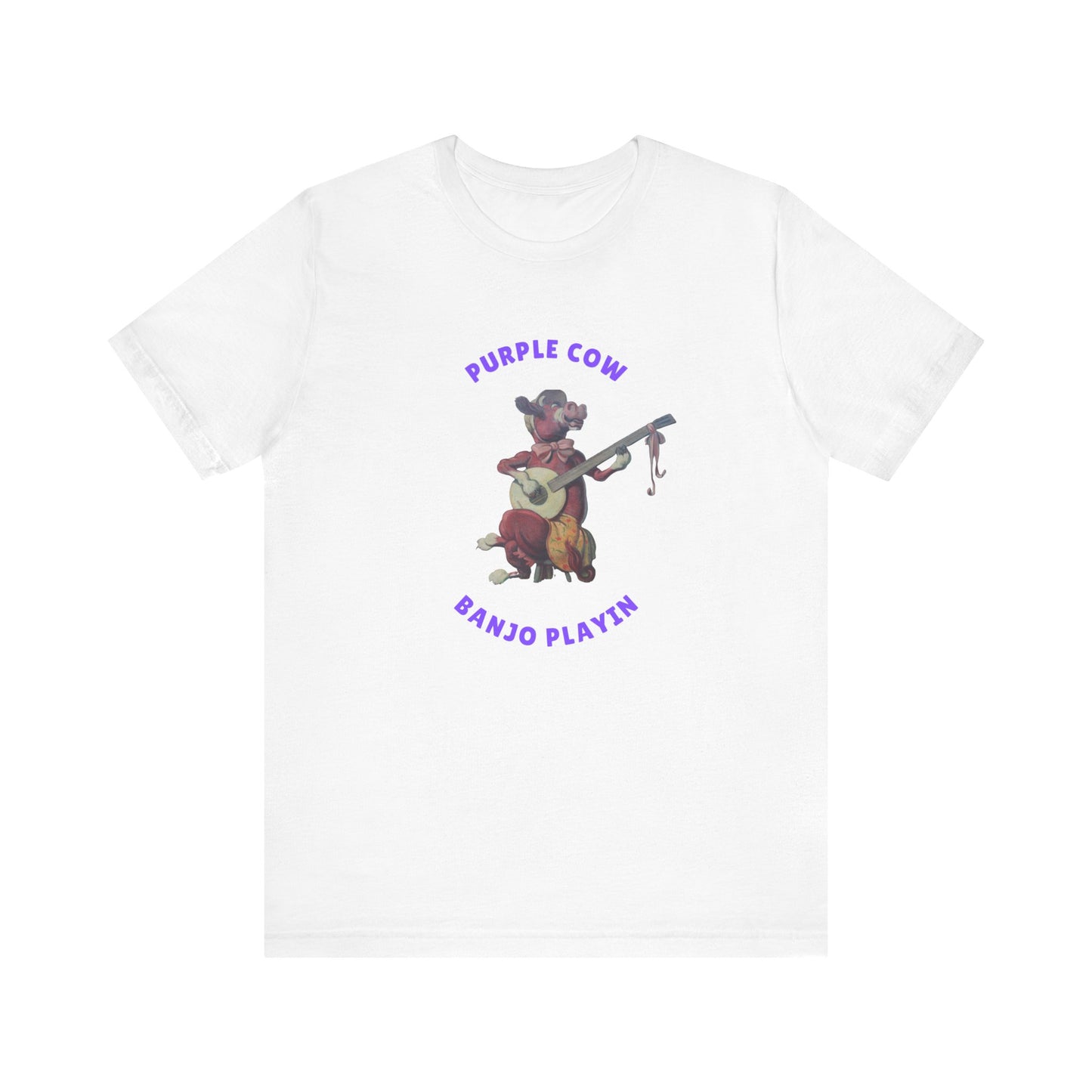 Purple Cow Banjo T-Shirt