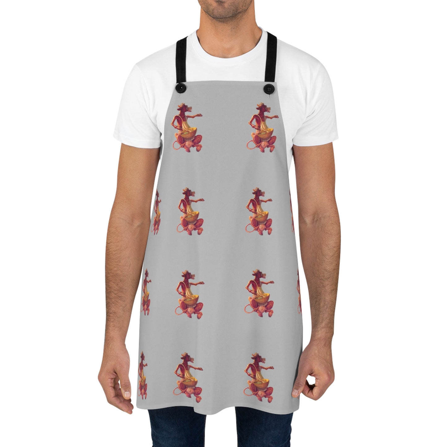 Chef Moo-dy - adult cooking Apron (AOP)