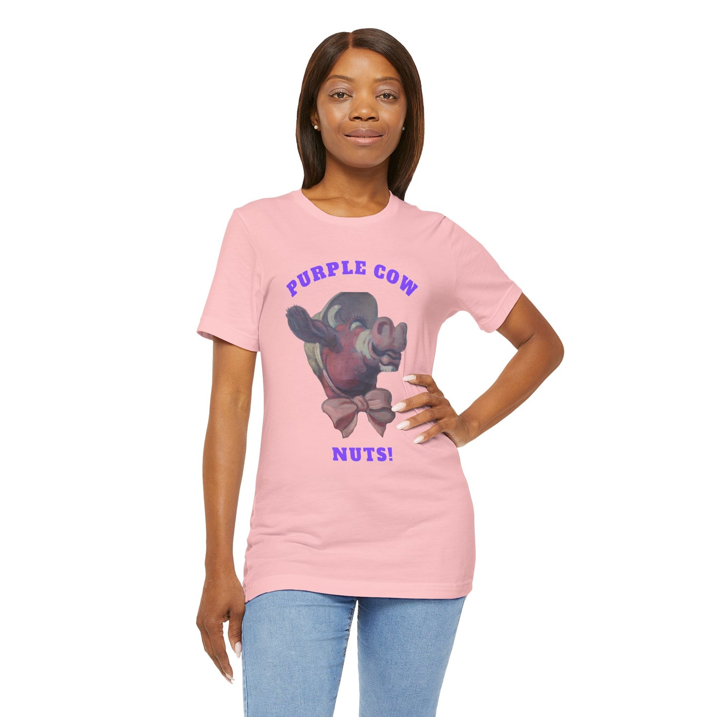Purple Cow Nuts - Unisex Jersey Short Sleeve Tee