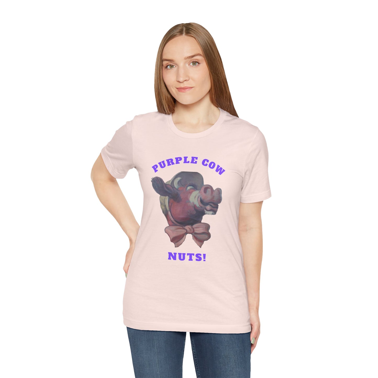 Purple Cow Nuts - Unisex Jersey Short Sleeve Tee
