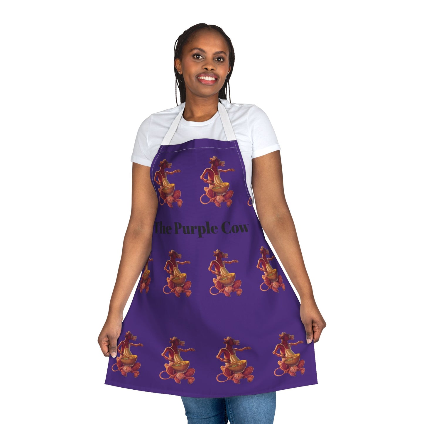 Chef Moo-dy Adult Cooking Apron, 5-Color Straps (AOP)