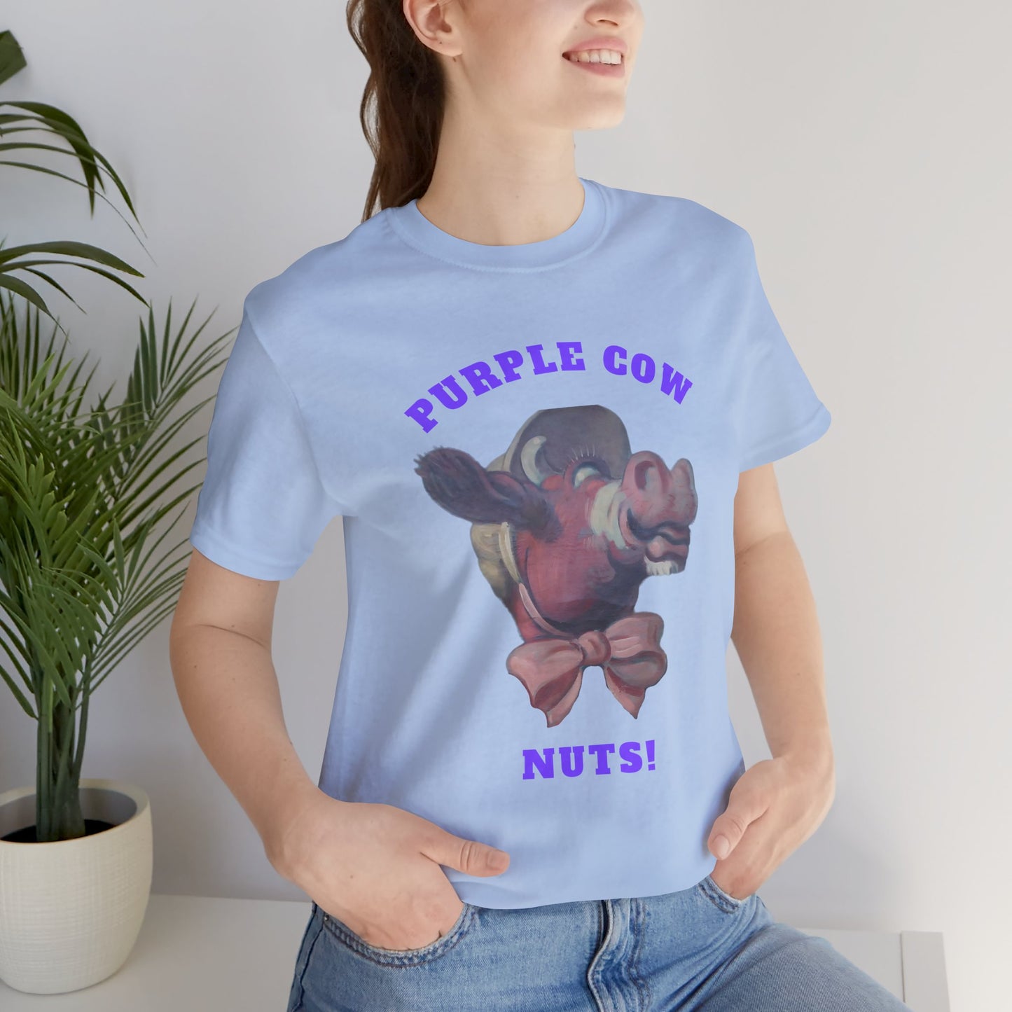 Purple Cow Nuts - Unisex Jersey Short Sleeve Tee