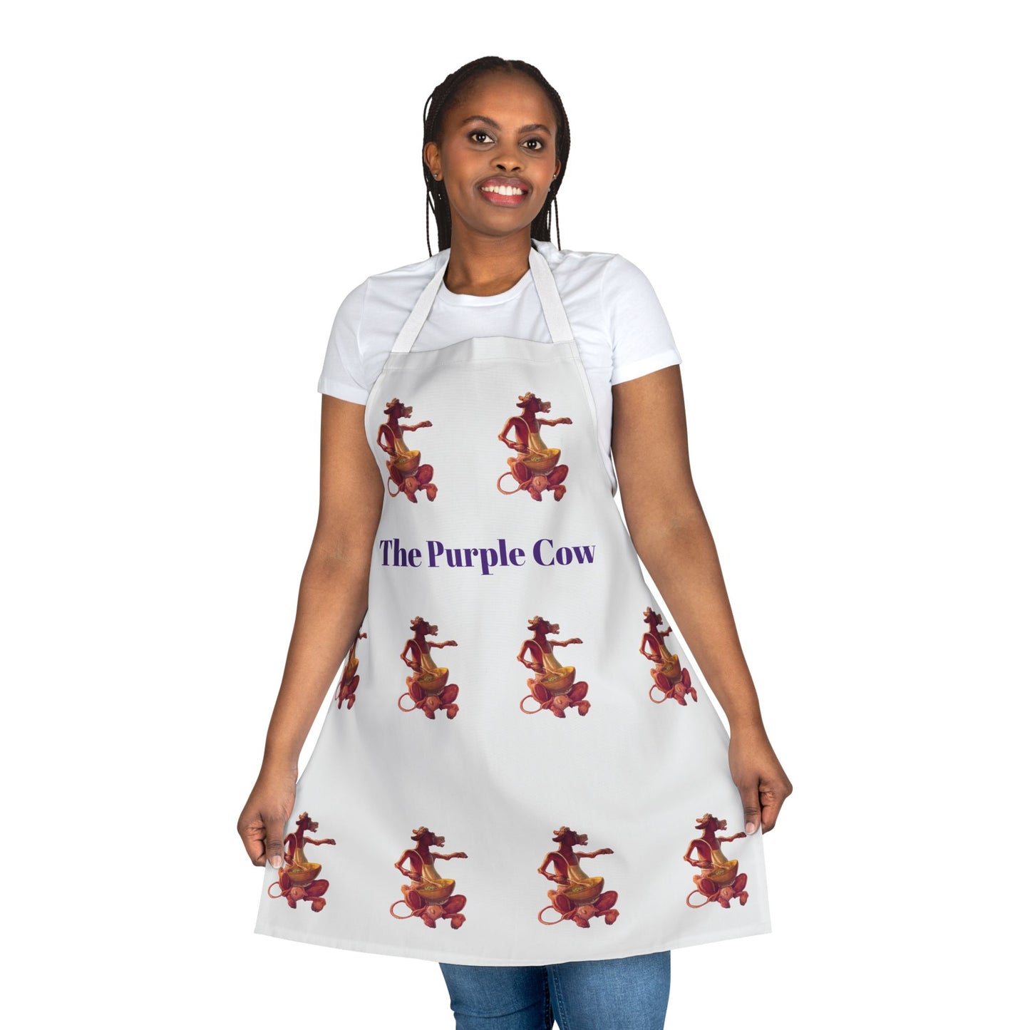 Chef Moo-dy - Adult Cooking Apron, 5-Color Straps (AOP)