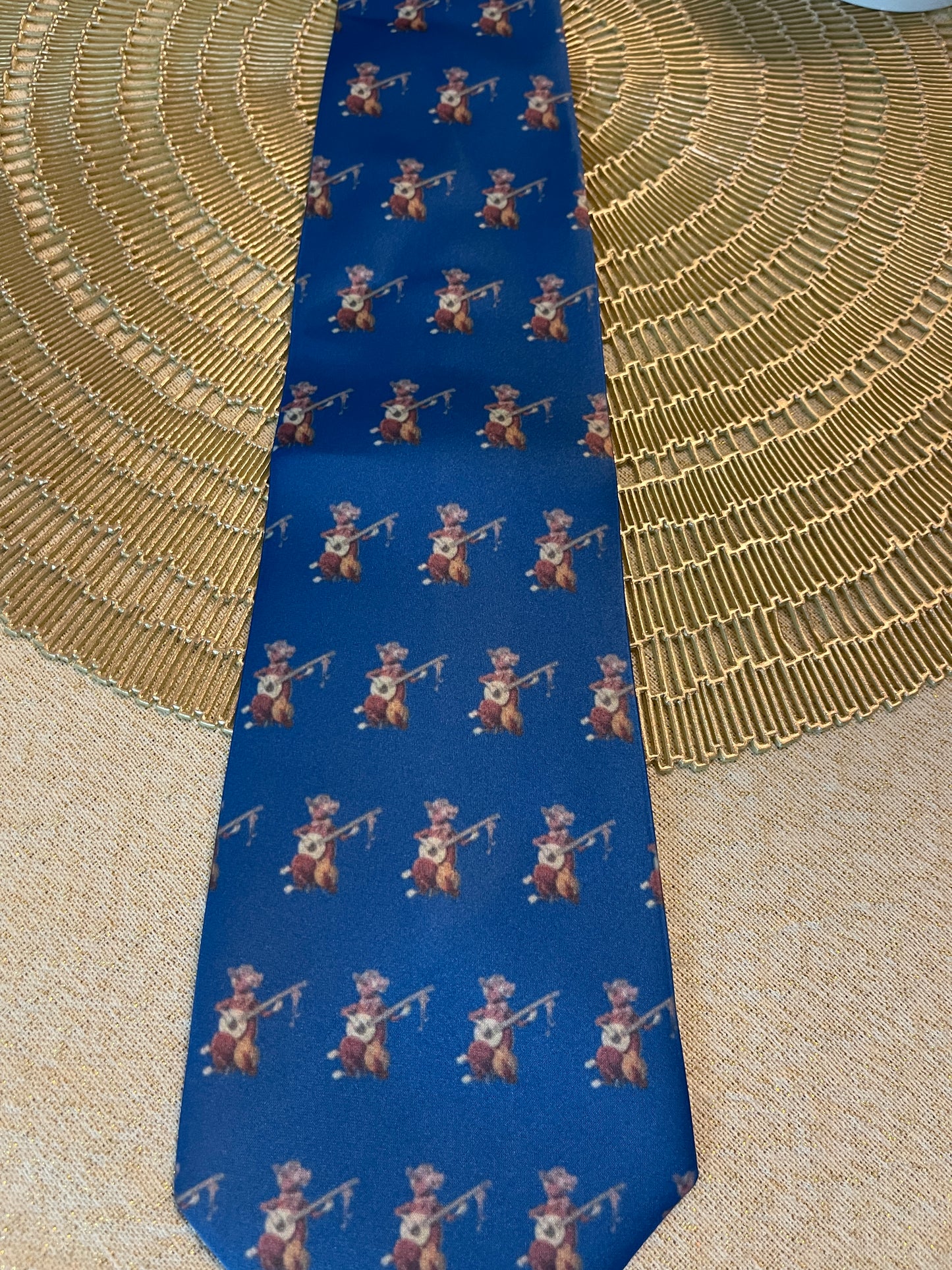 Purple Cow Banjo Tie – Whimsical Necktie