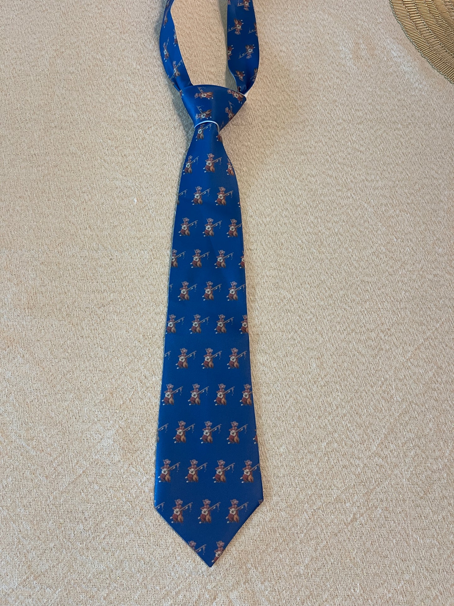 Purple Cow Banjo Tie – Whimsical Necktie