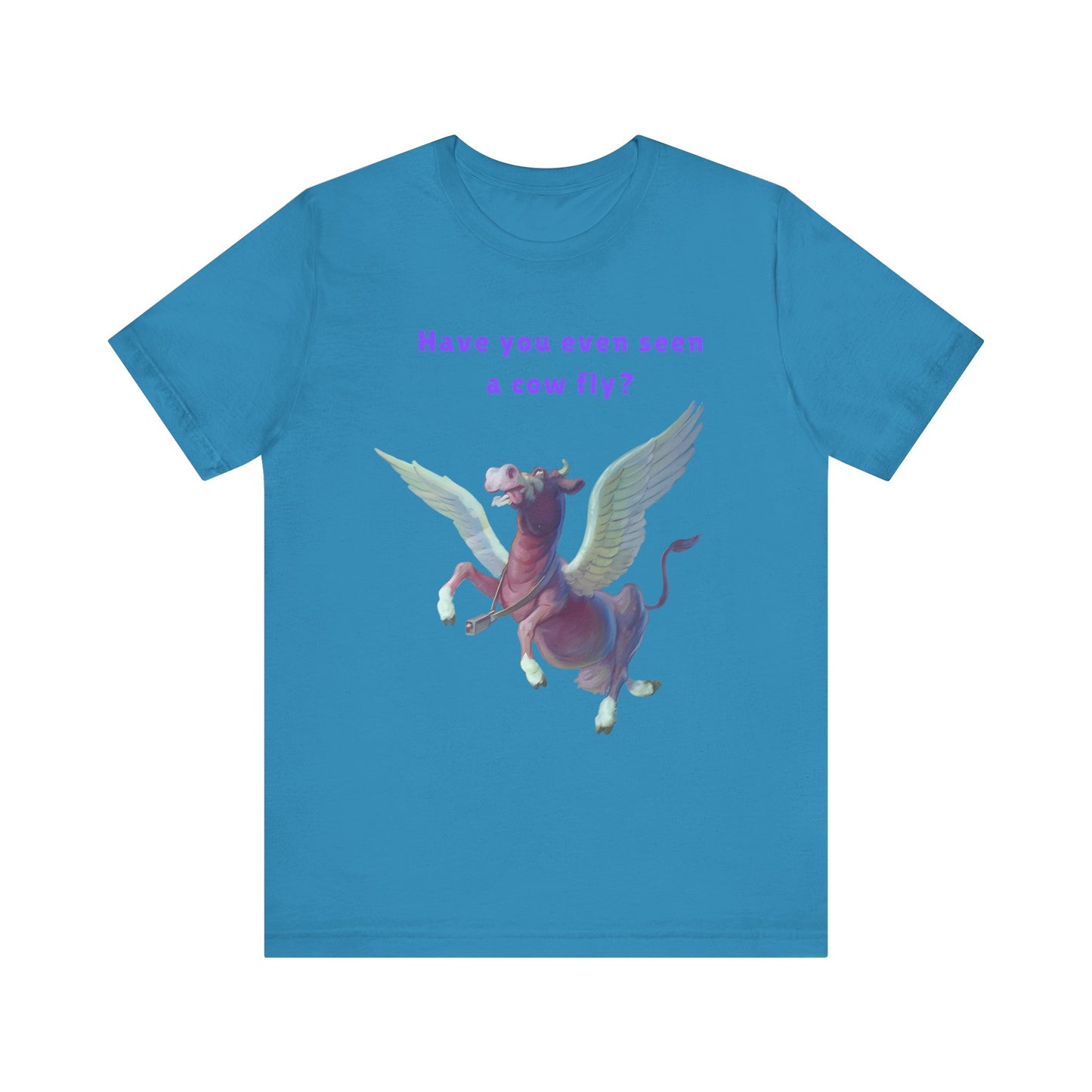 Purple Cow Flying T-Shirt