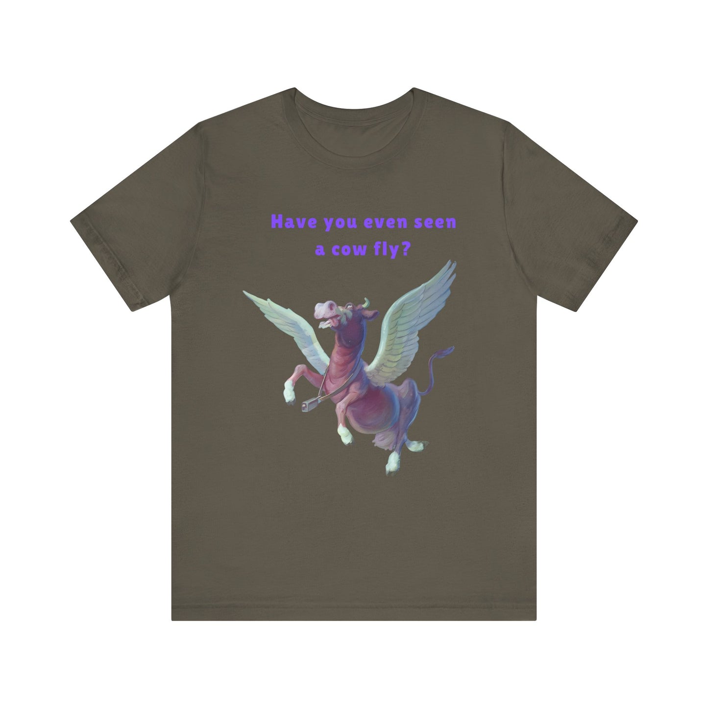 Purple Cow Flying T-Shirt