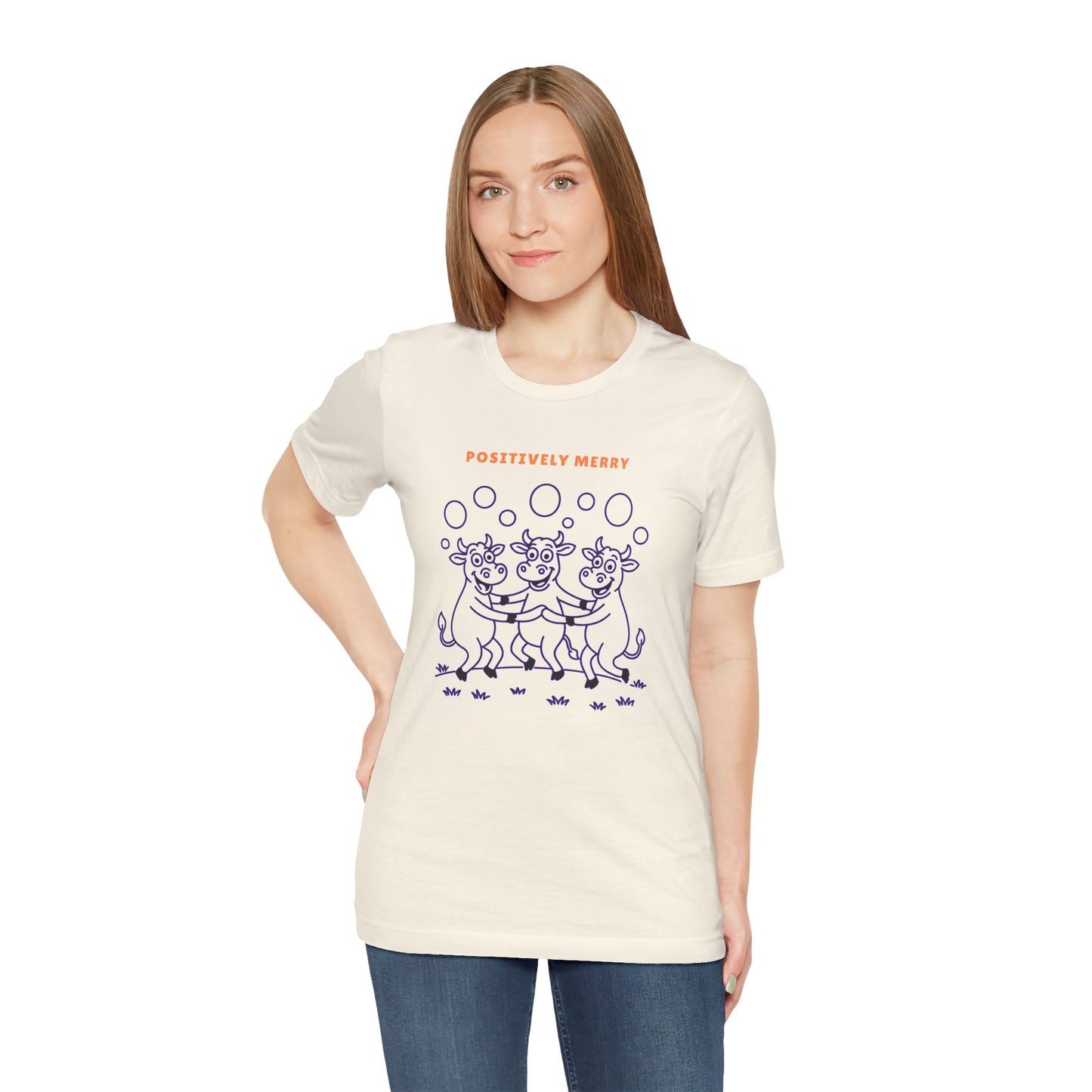 Purple Cow Positively Merry T-Shirt