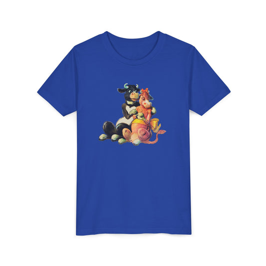 Purple Cow First-Date Moo-Magic! - Youth T-Shirt