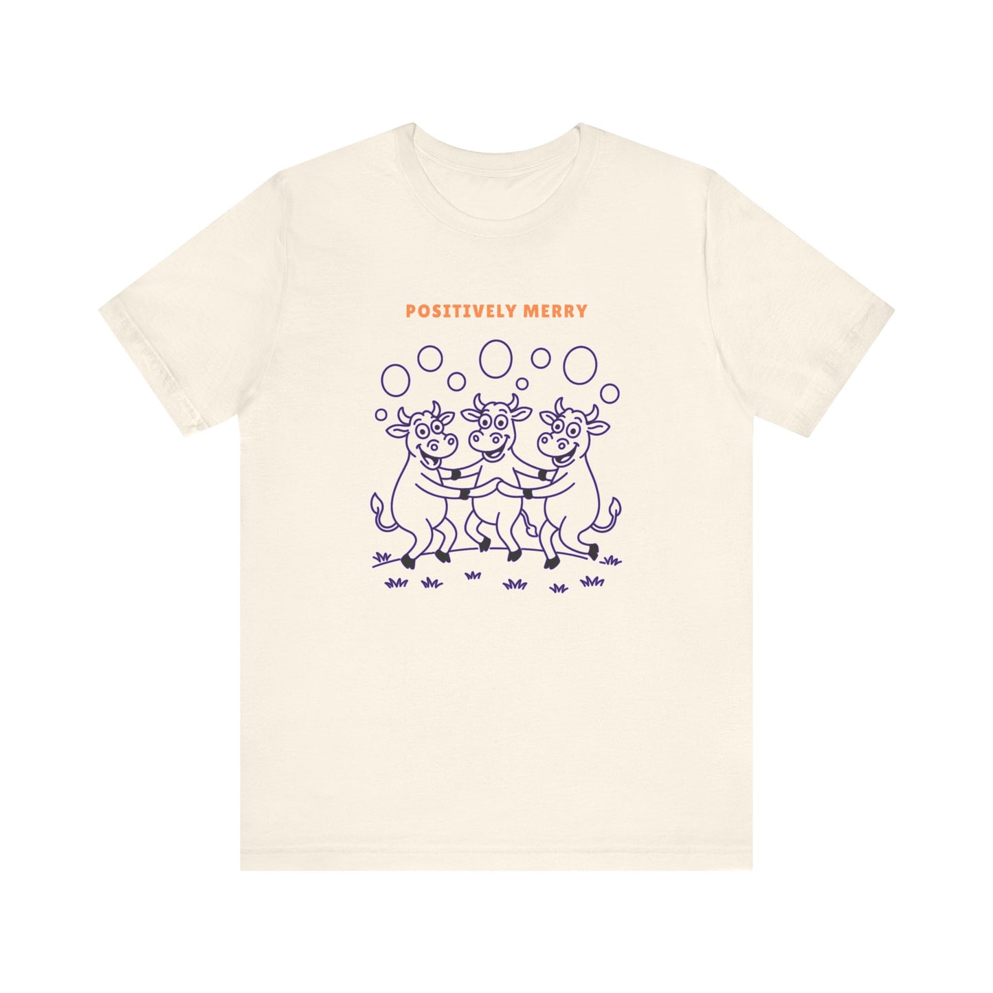 Purple Cow Positively Merry T-Shirt